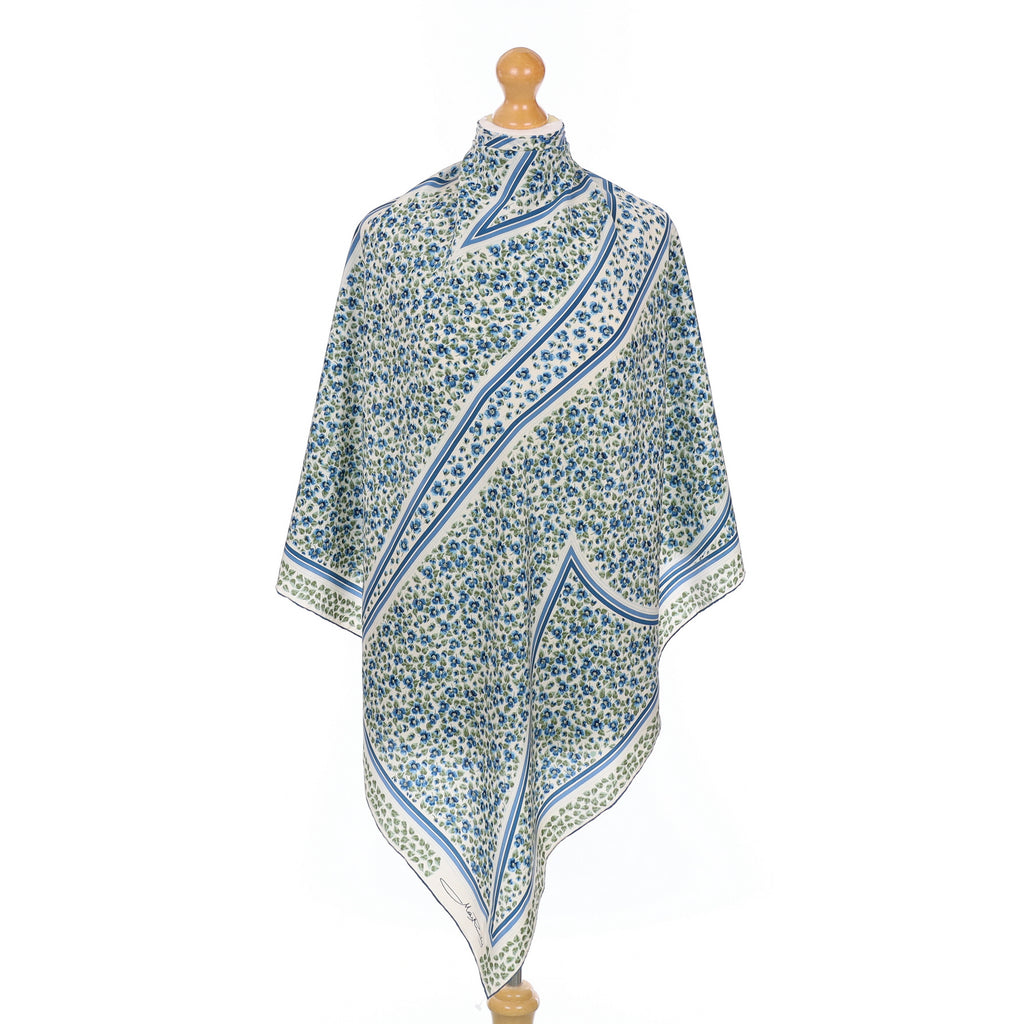 Brand New Max Rudy Floral Silk Scarf