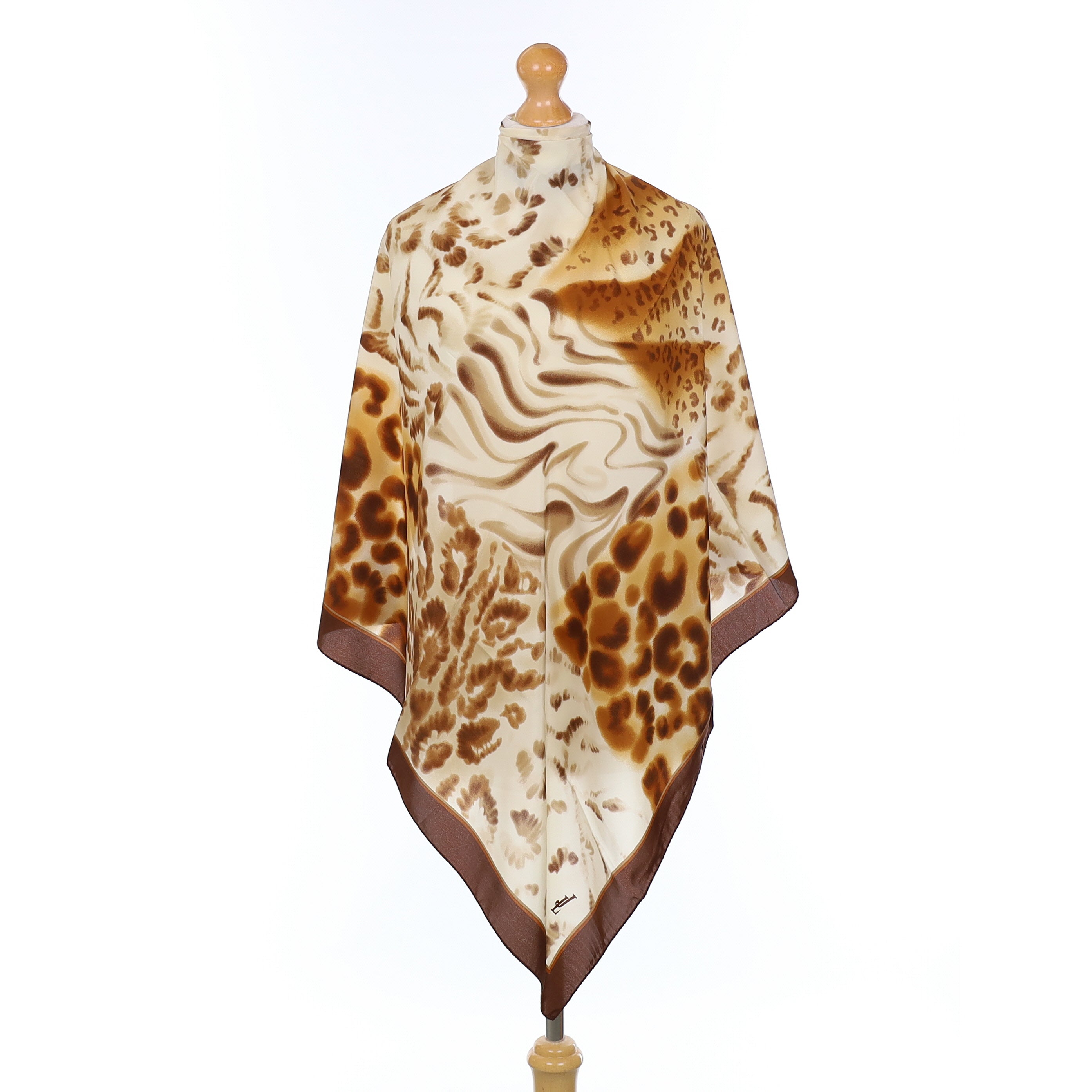 Brand New Artistic Animal Print Silk Scarf