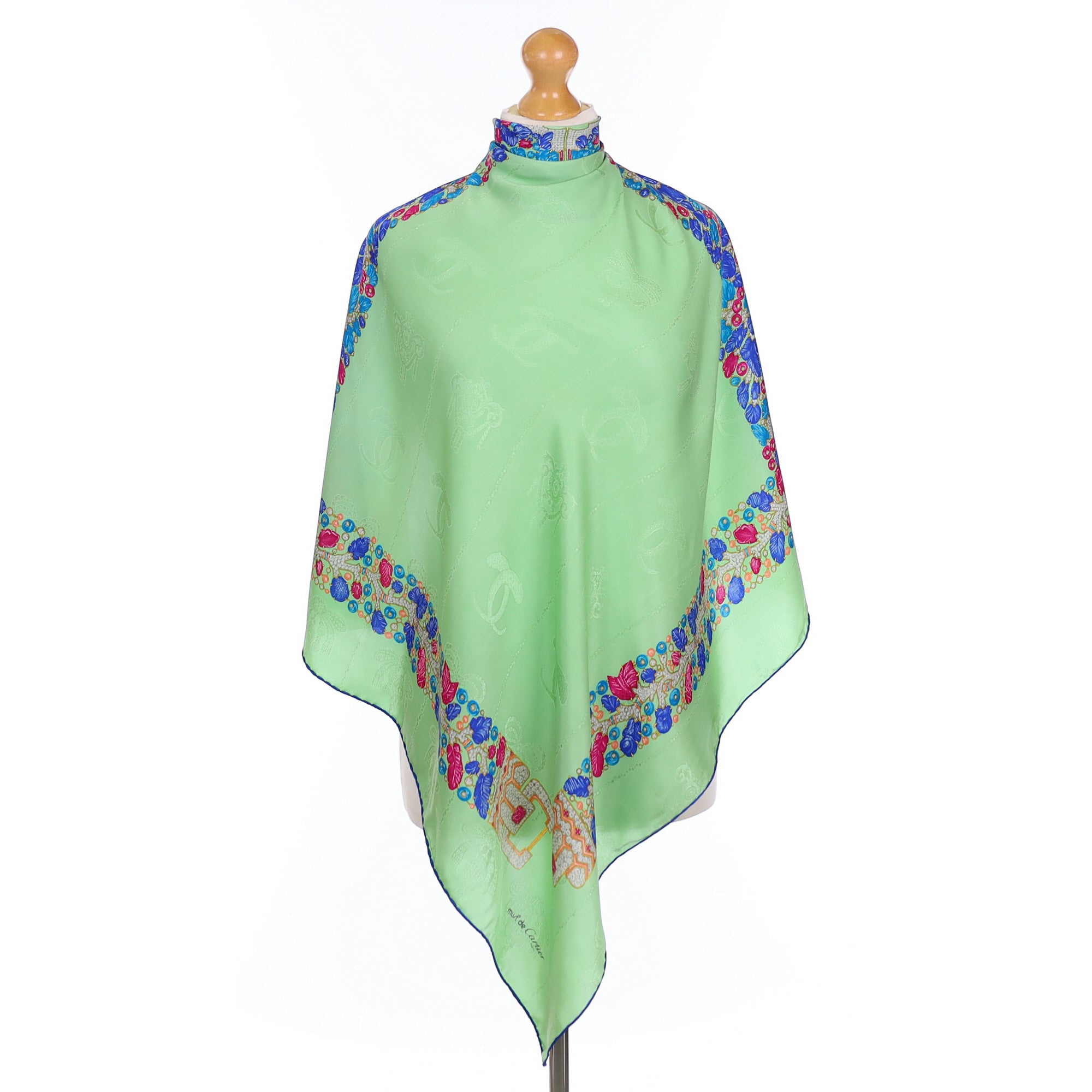 1980’s Cartier Vintage Silk Scarf
