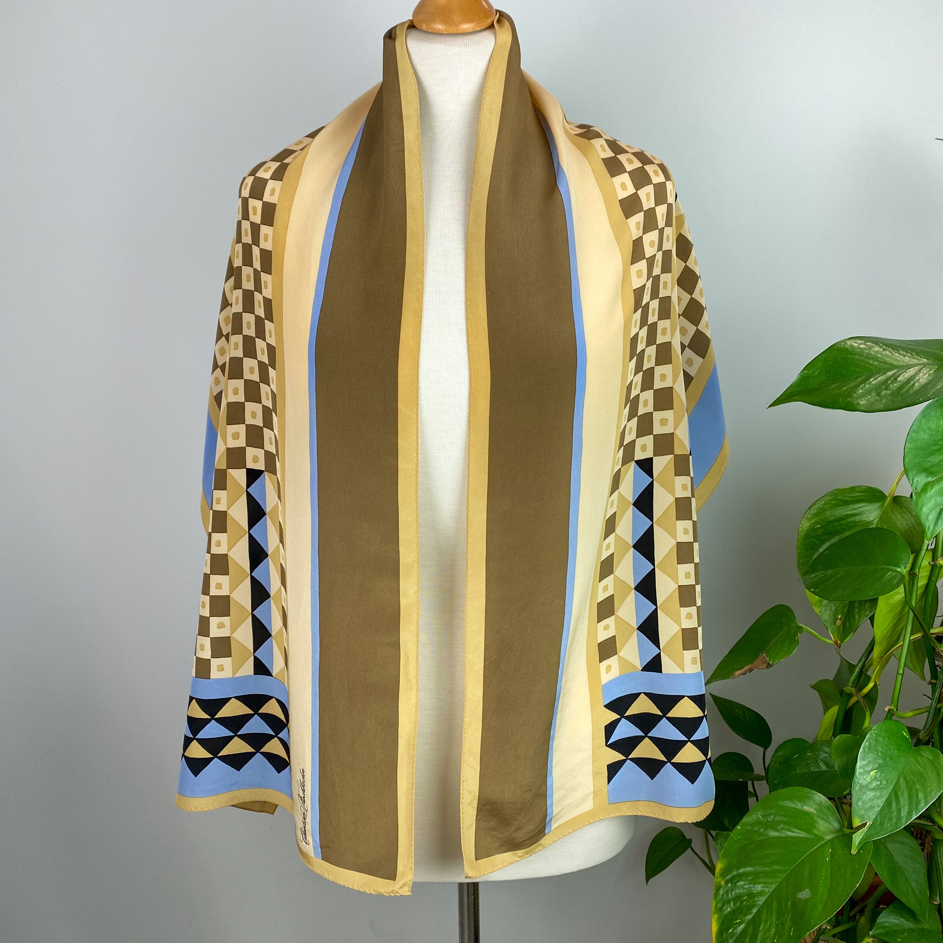 Christian Fischbacher Long Silk Scarf