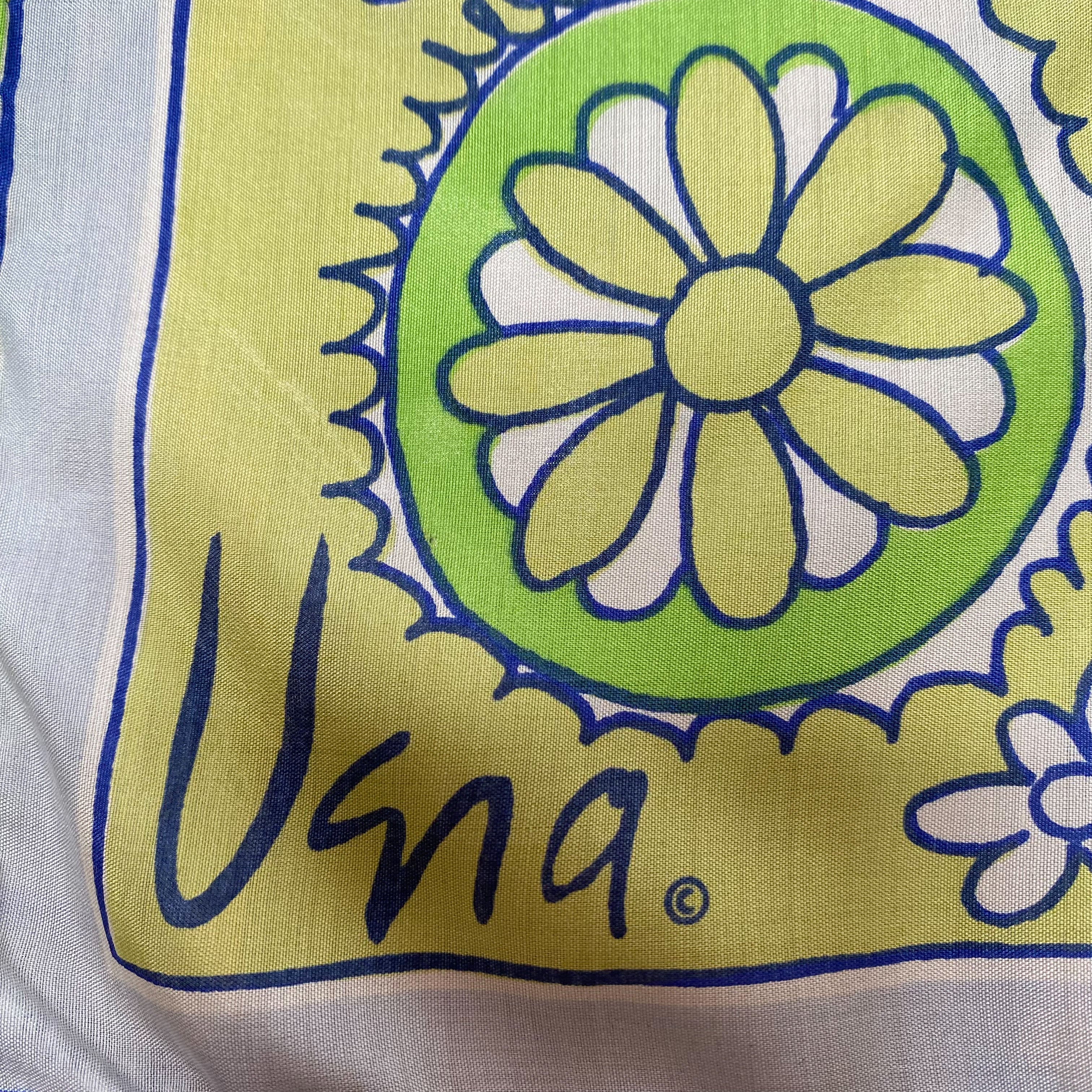 1970s Vera Nuemann Vintage Silk Scarf