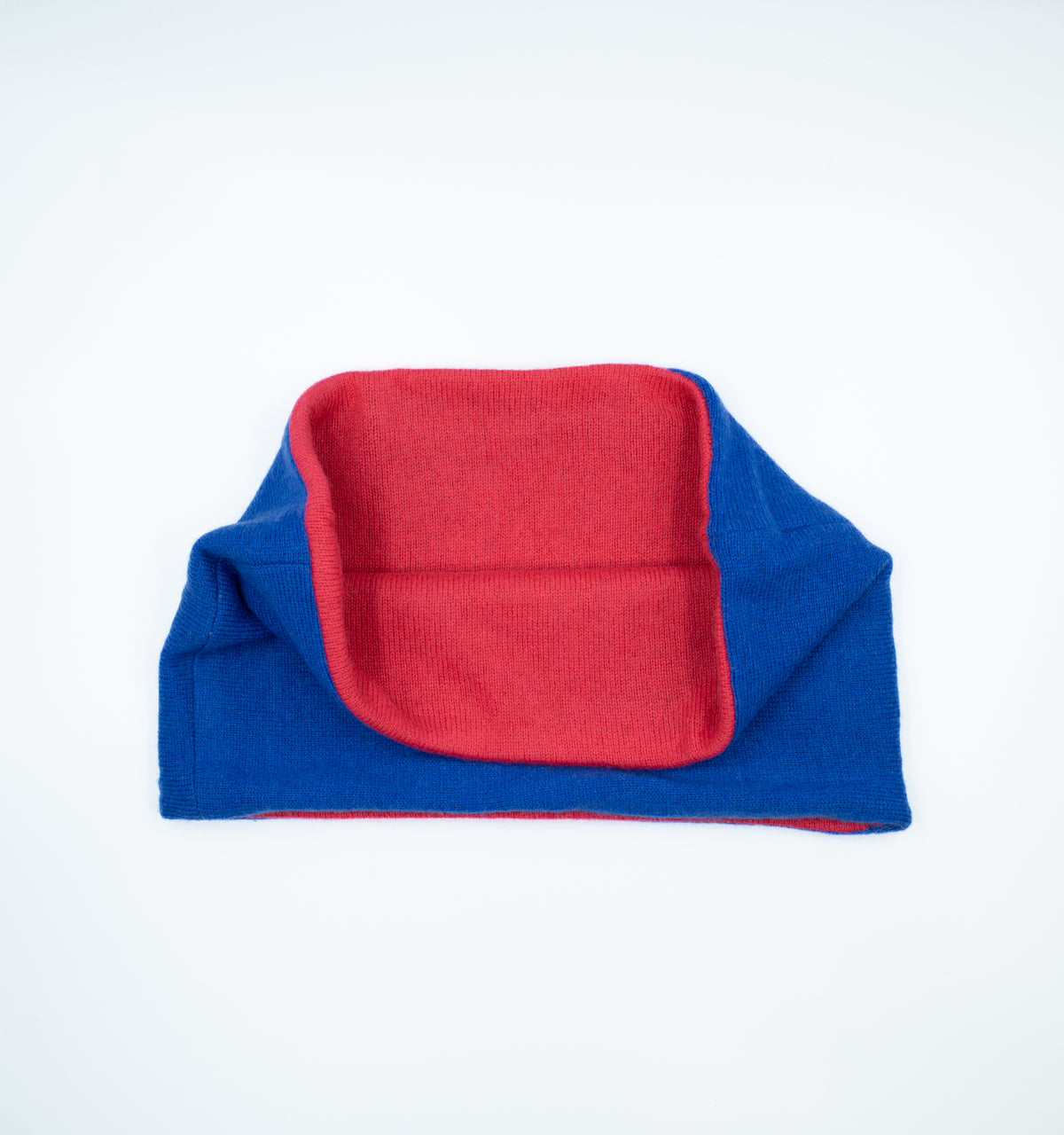 Royal Blue and Bright Cherry Pink Neck Warmer