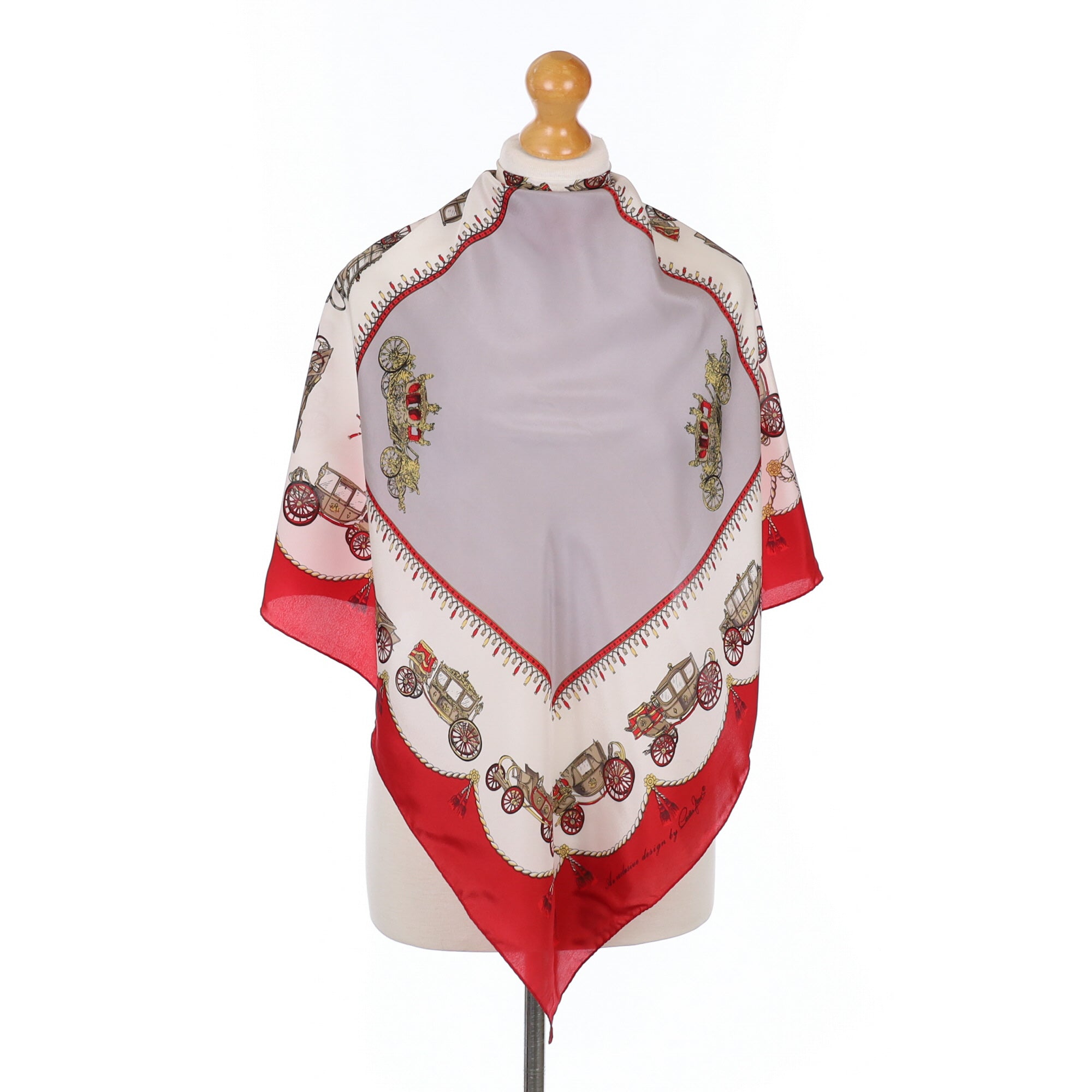 Cornelia James Carriage Design Silk Scarf