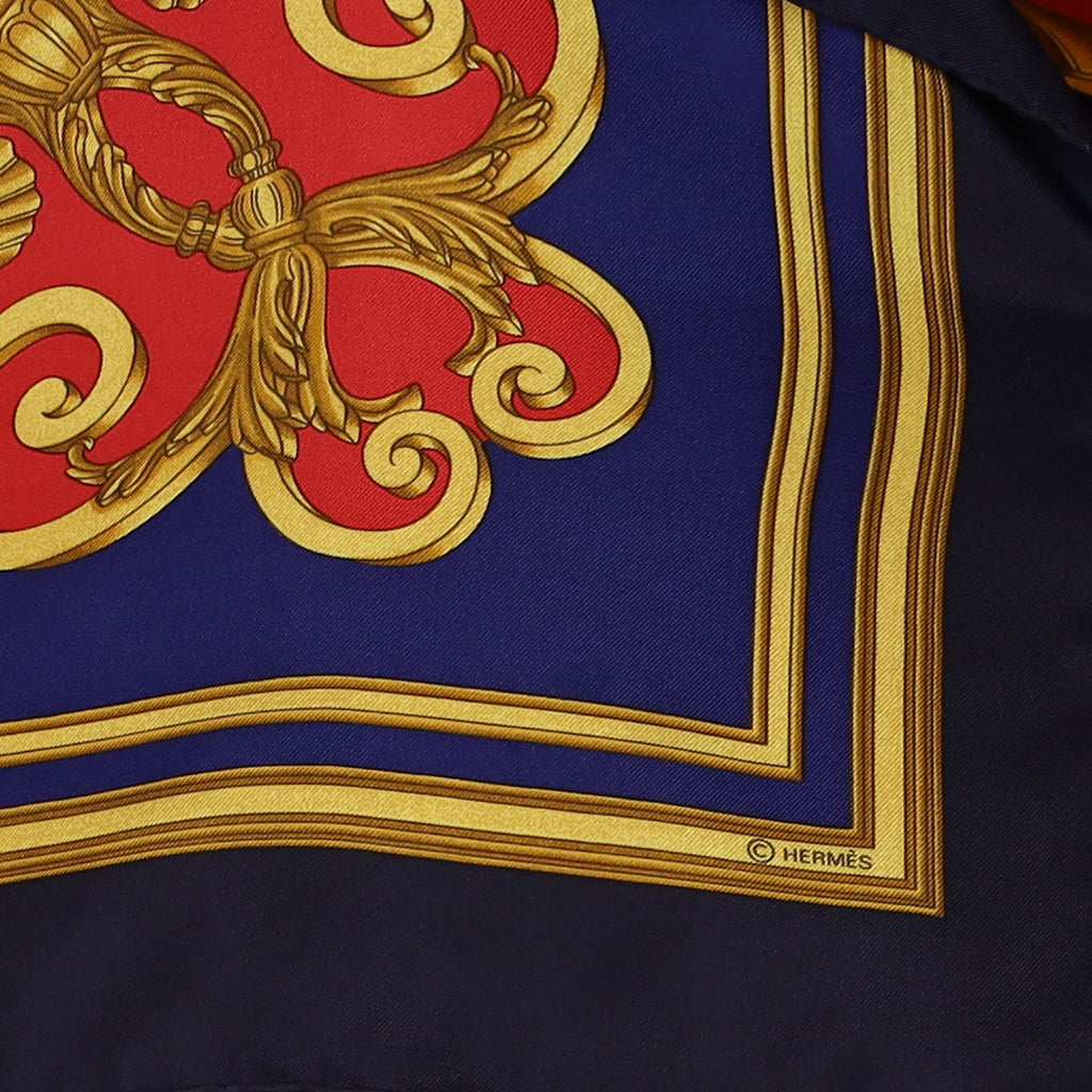 Hermès Les Tuileries Silk Scarf