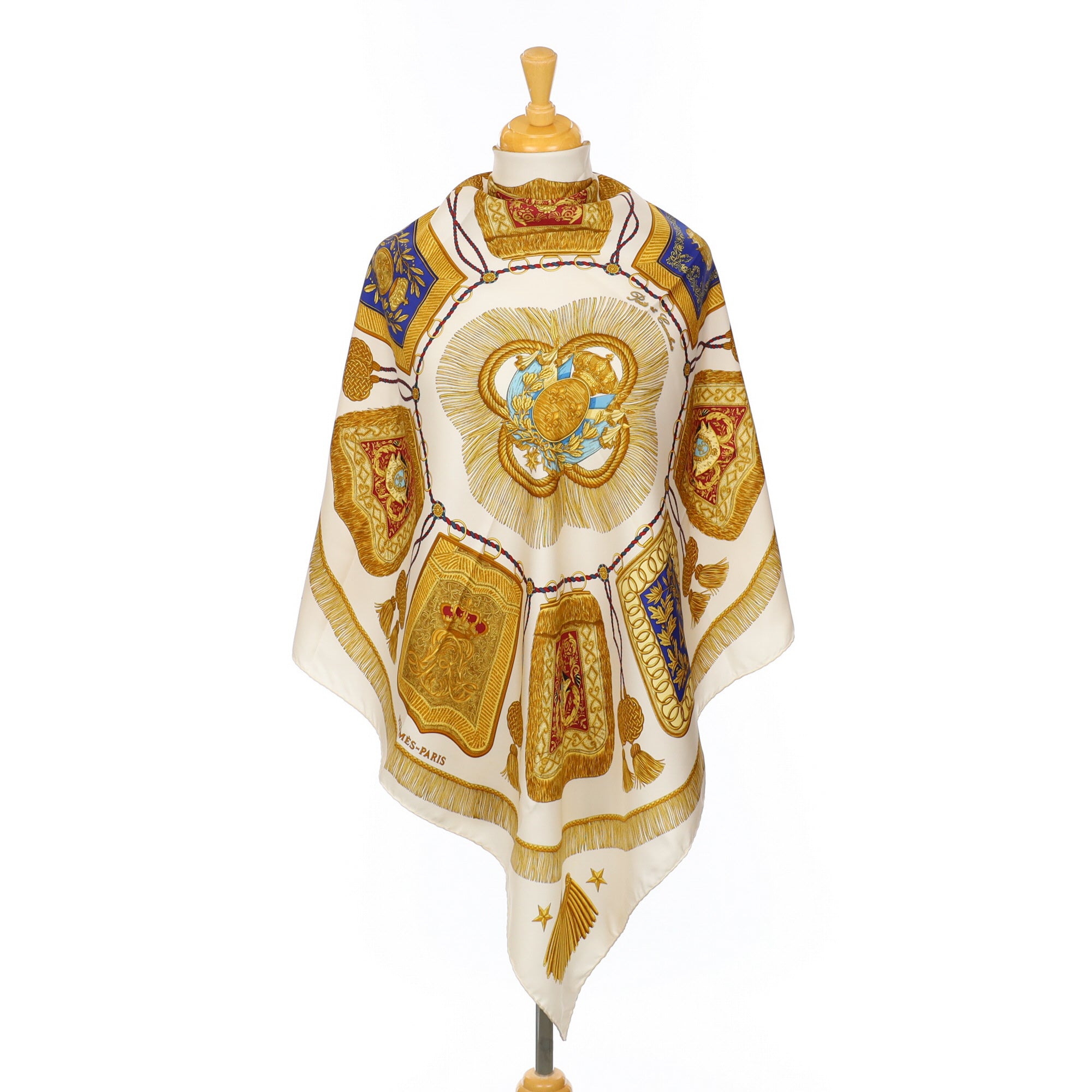 Hermès Poste et Cavalerie Silk Scarf