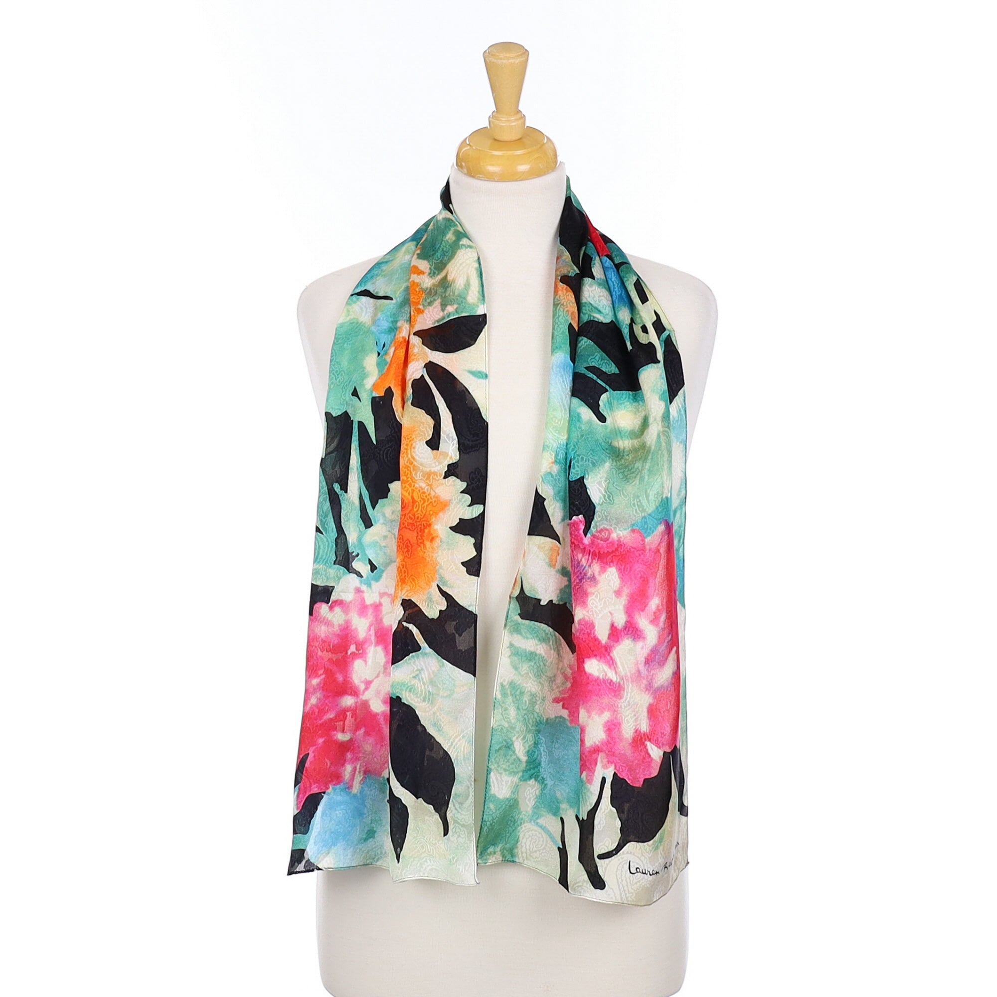Lauren Ralph Lauren Floral Silk Scarf