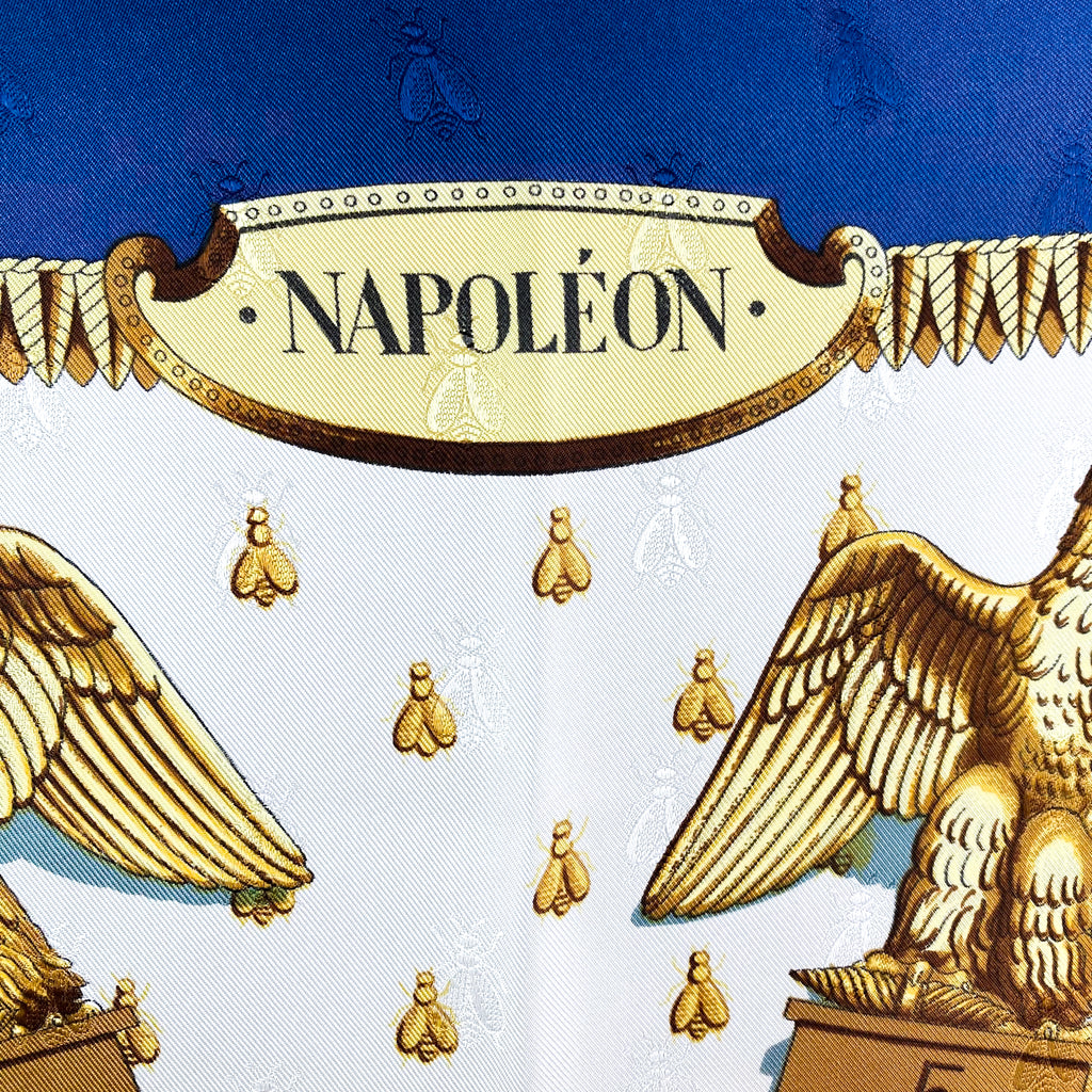 Boxed Hermes Napoléon Silk Scarf