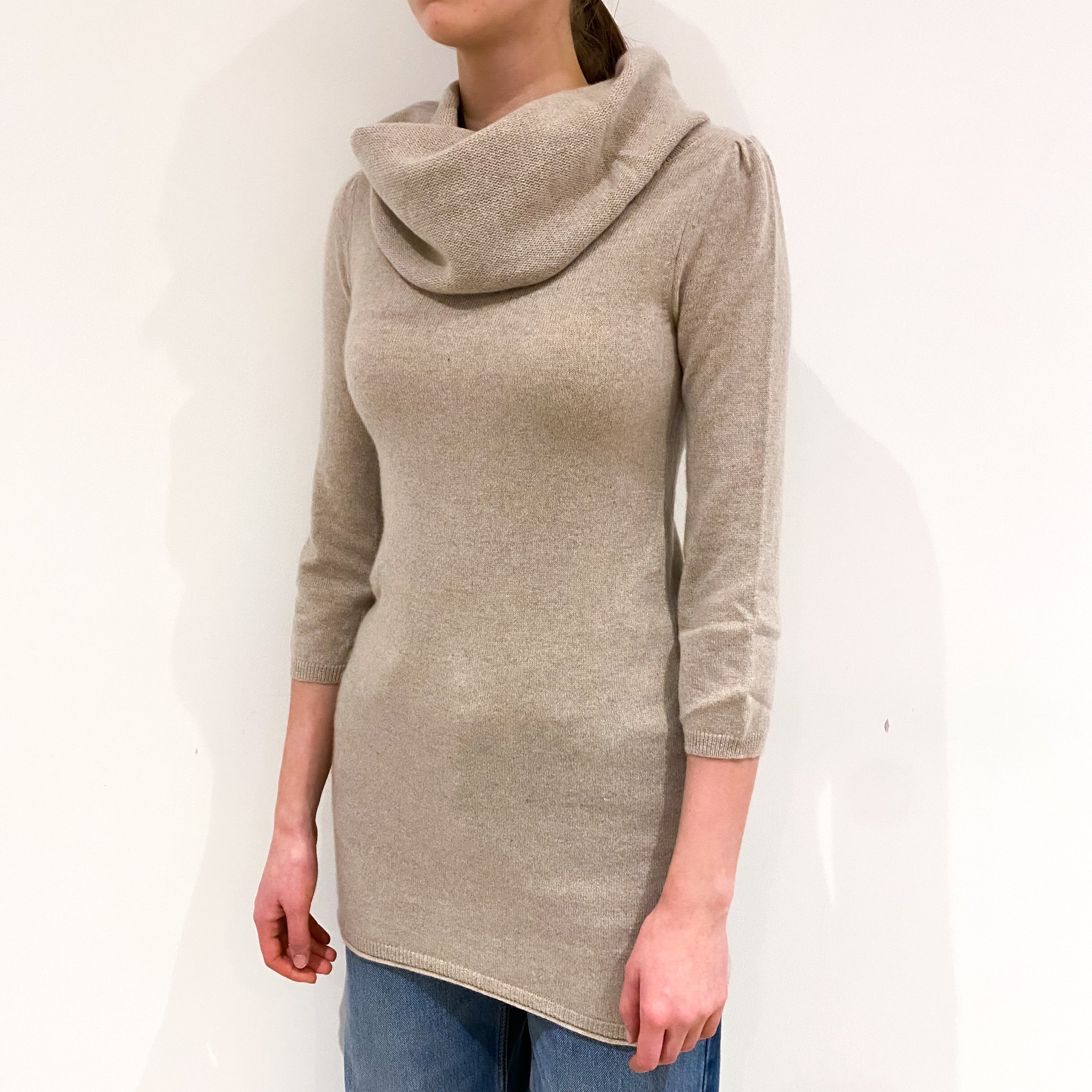Stone Roll Neck Jumper Extra Small