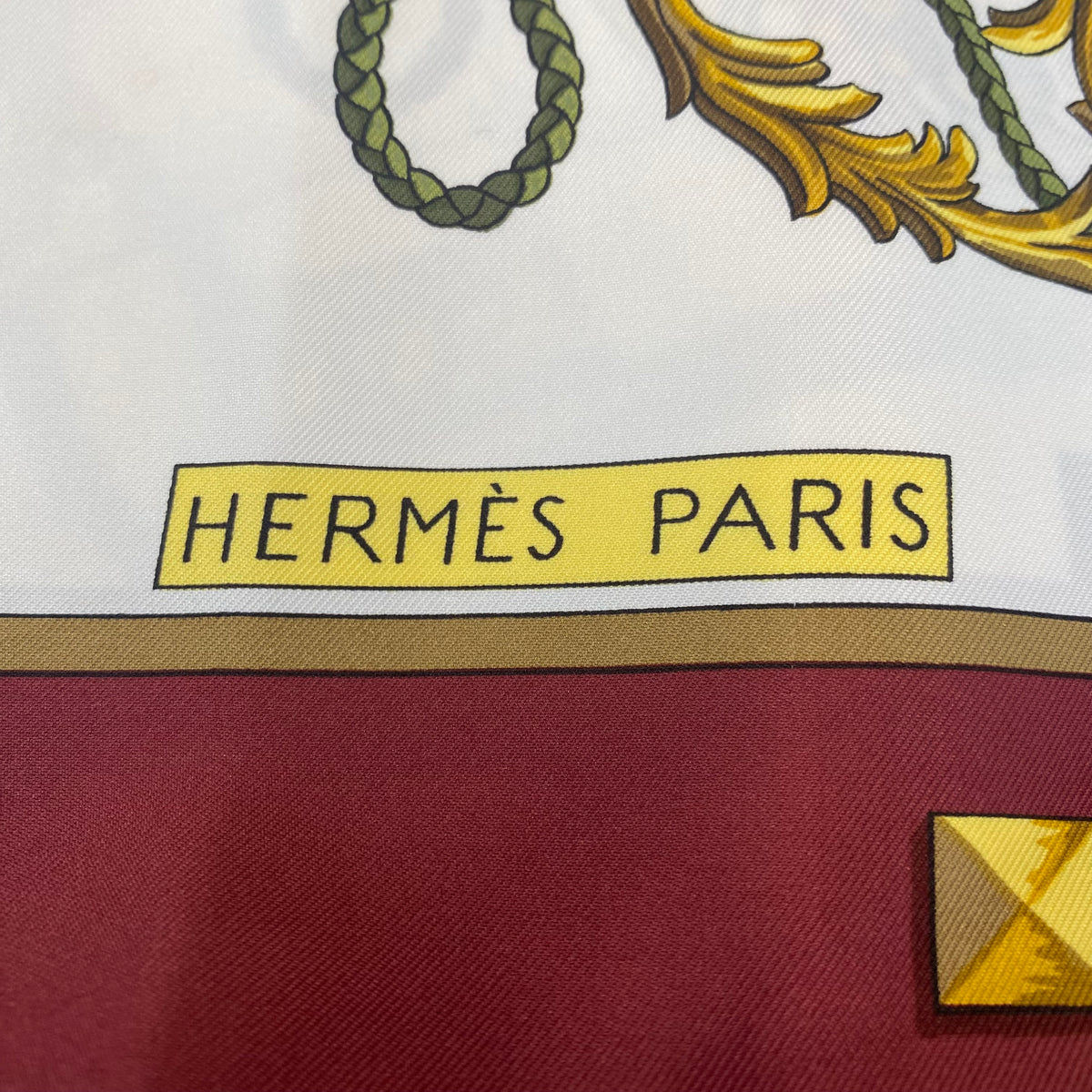 Hermès Les Clefs Silk Scarf