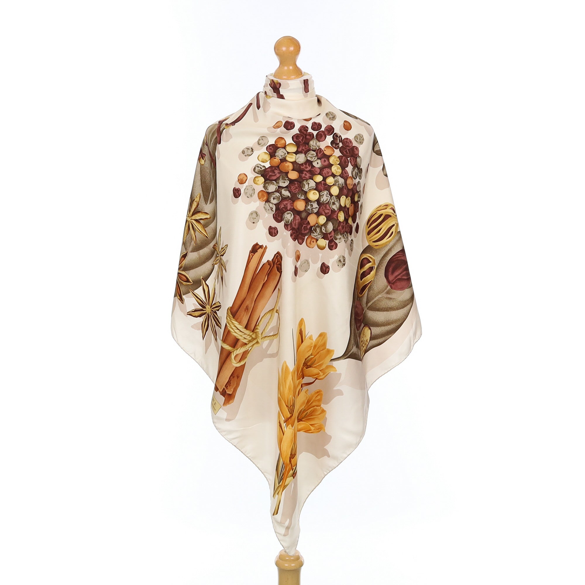 Loewe Spice Themed Silk Scarf