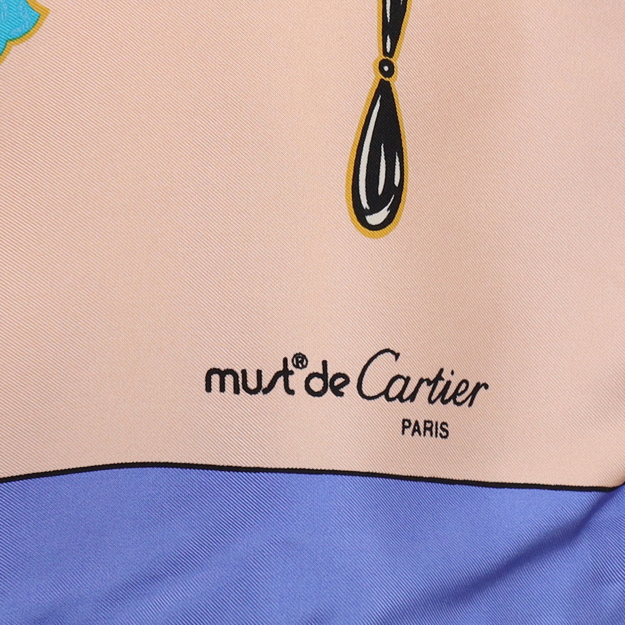 Brand New Boxed Cartier Designer Silk Scarf