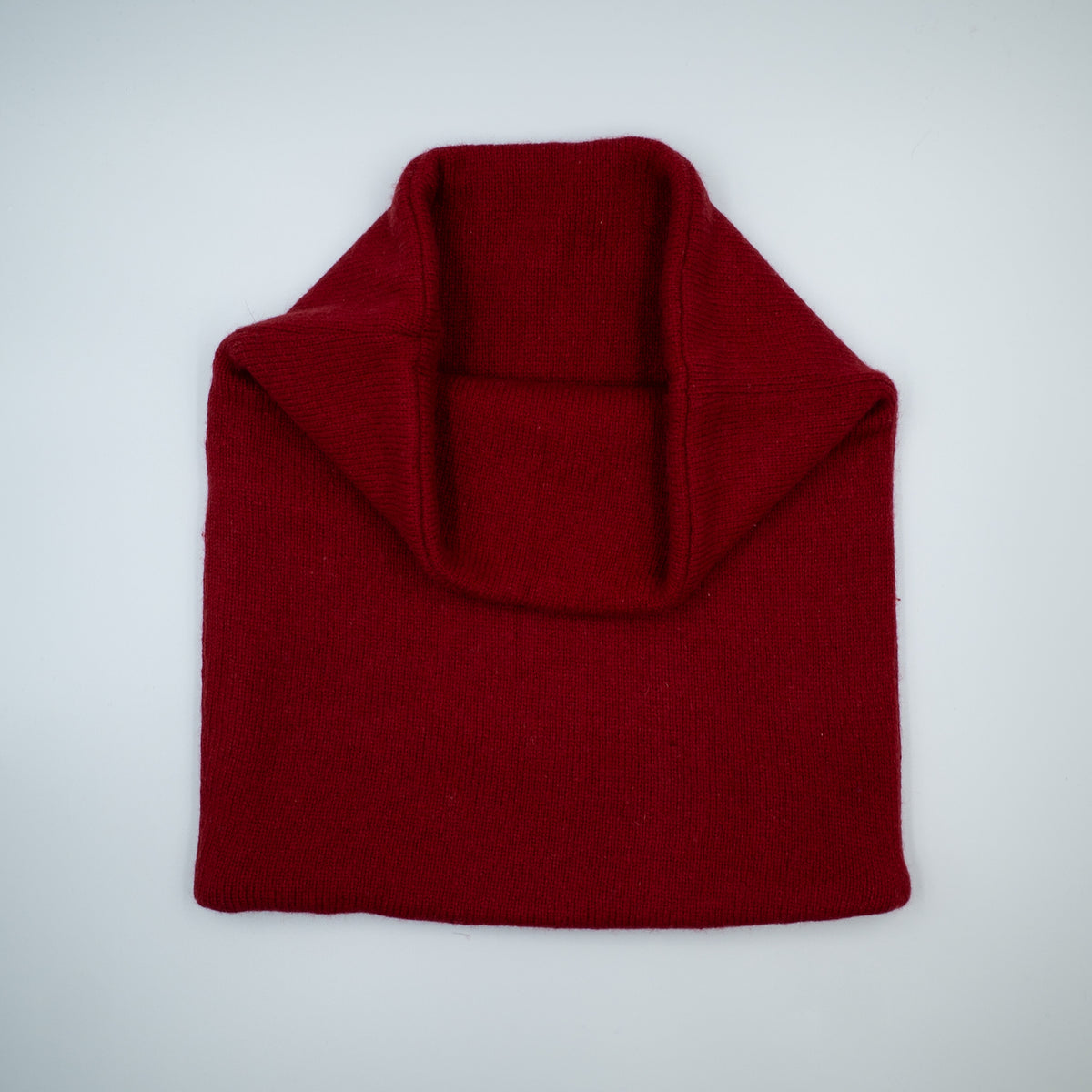 Men’s Crimson Red Luxury Double Layered Snood