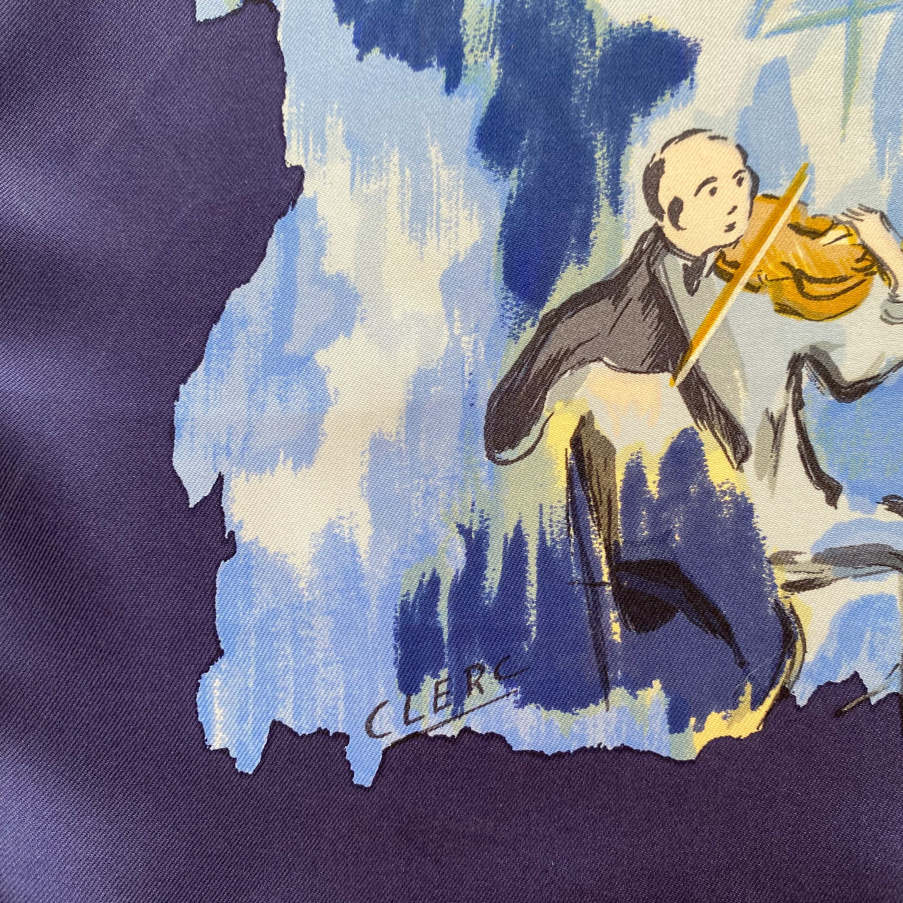 Hermès Concerto Designer Silk Scarf