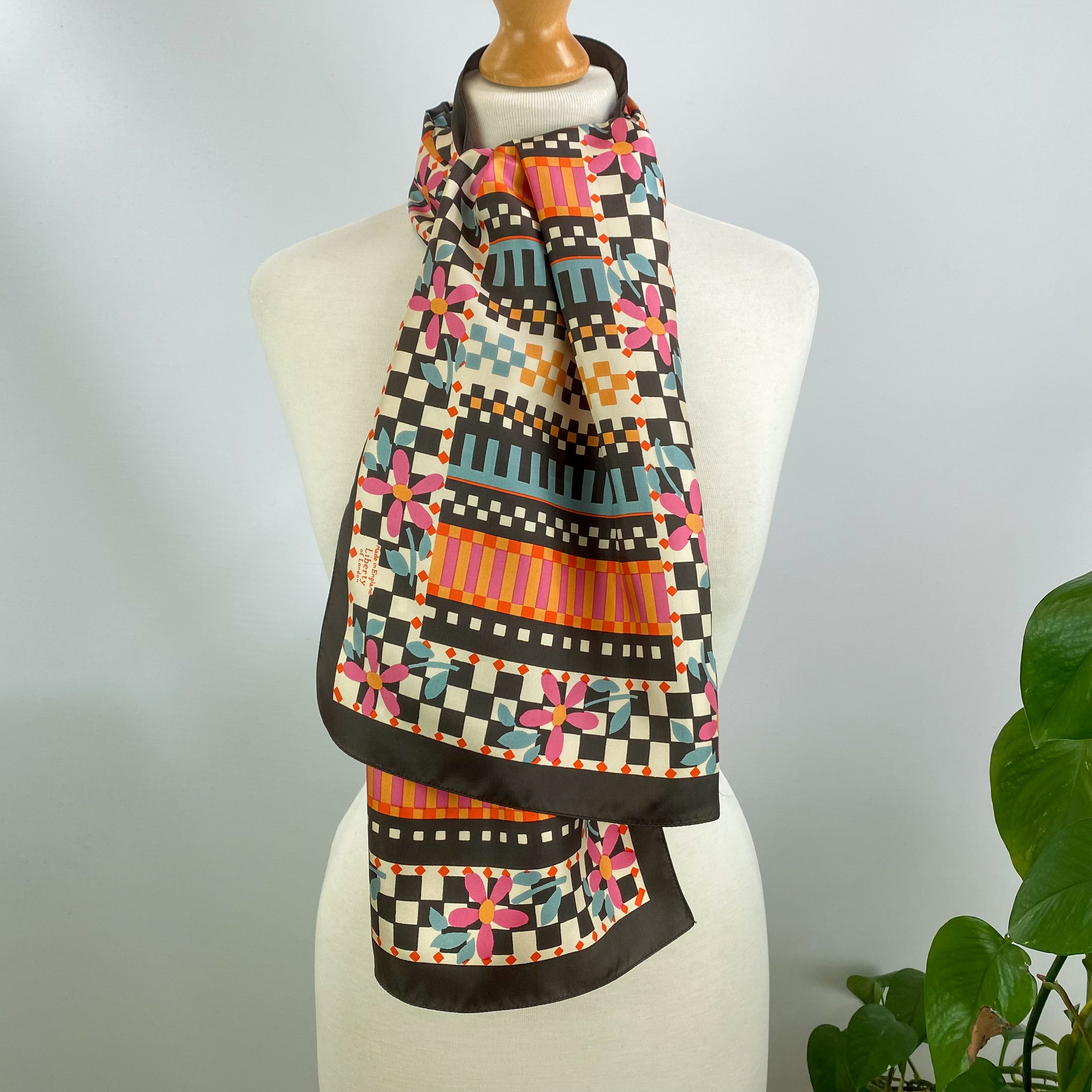 1970’s Liberty Long Silk Scarf