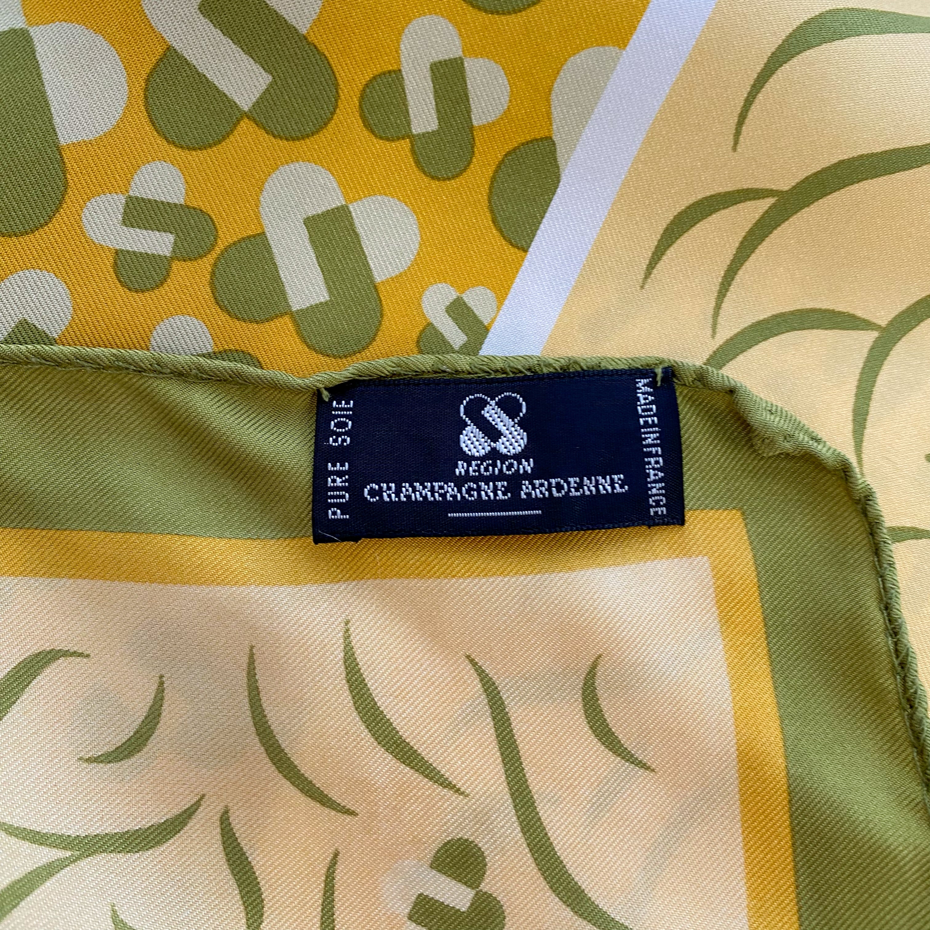 Champagne Ardenne French Silk Scarf