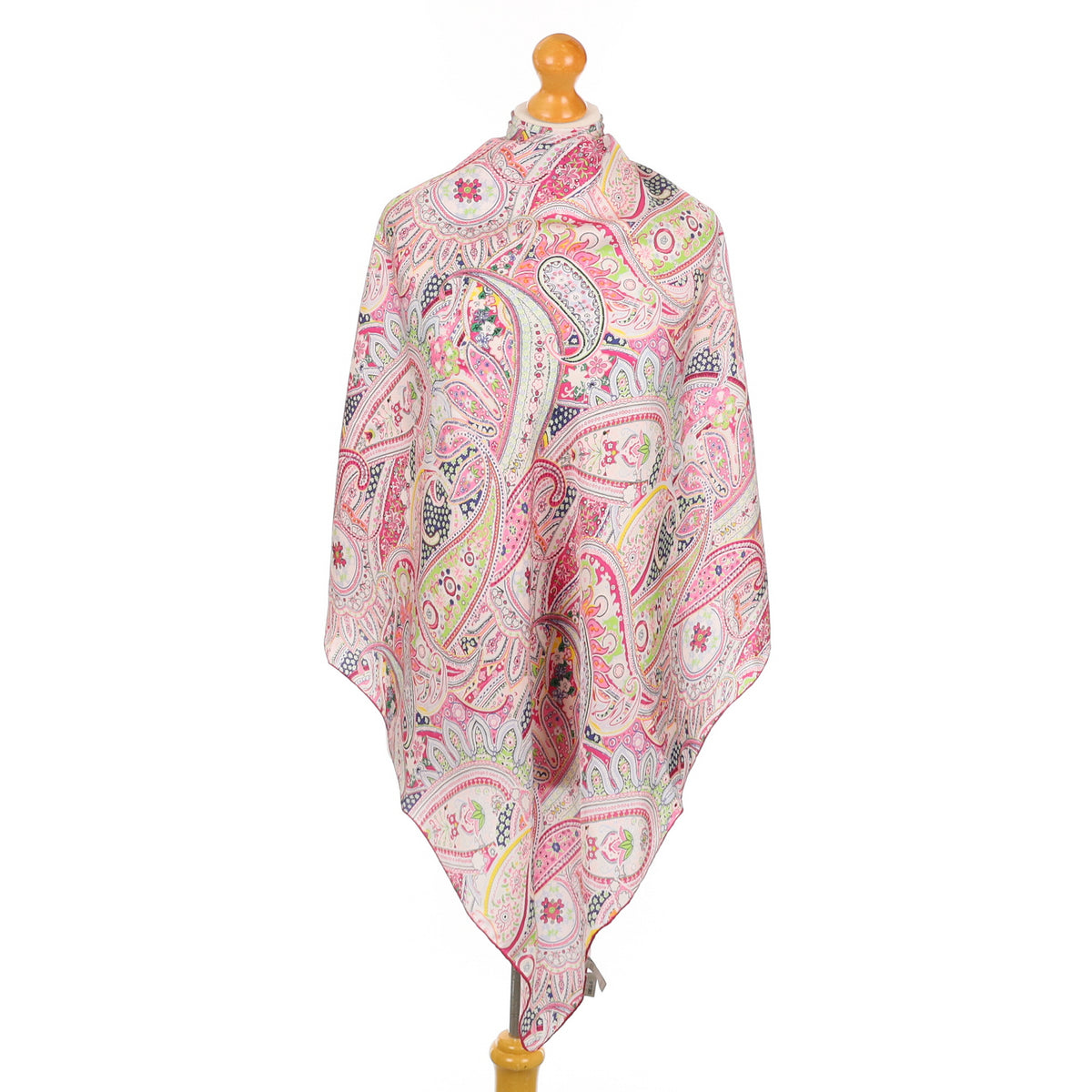Codello Pink Paisley Silk Scarf