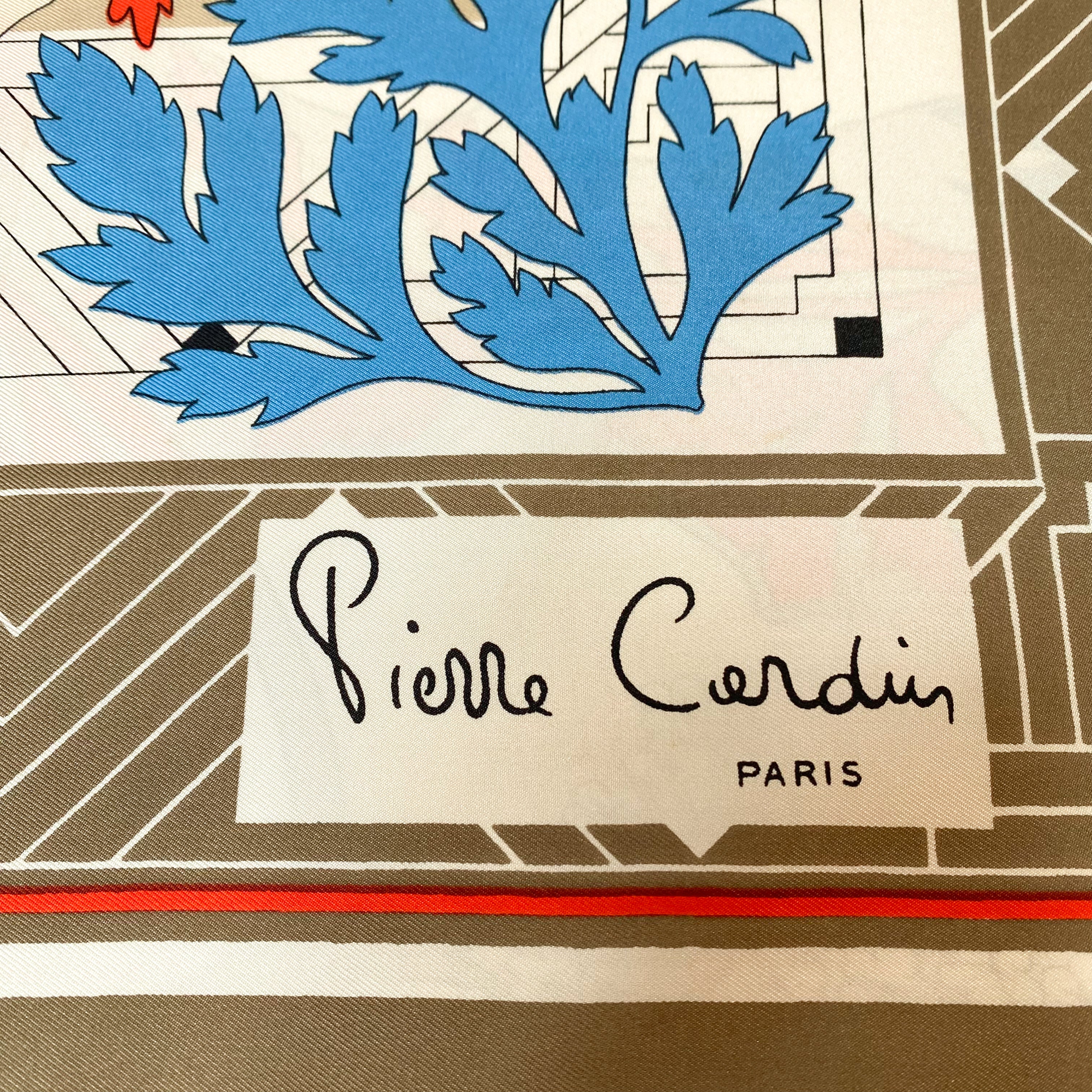 Immaculate Pierre Cardin French Vintage Silk Scarf