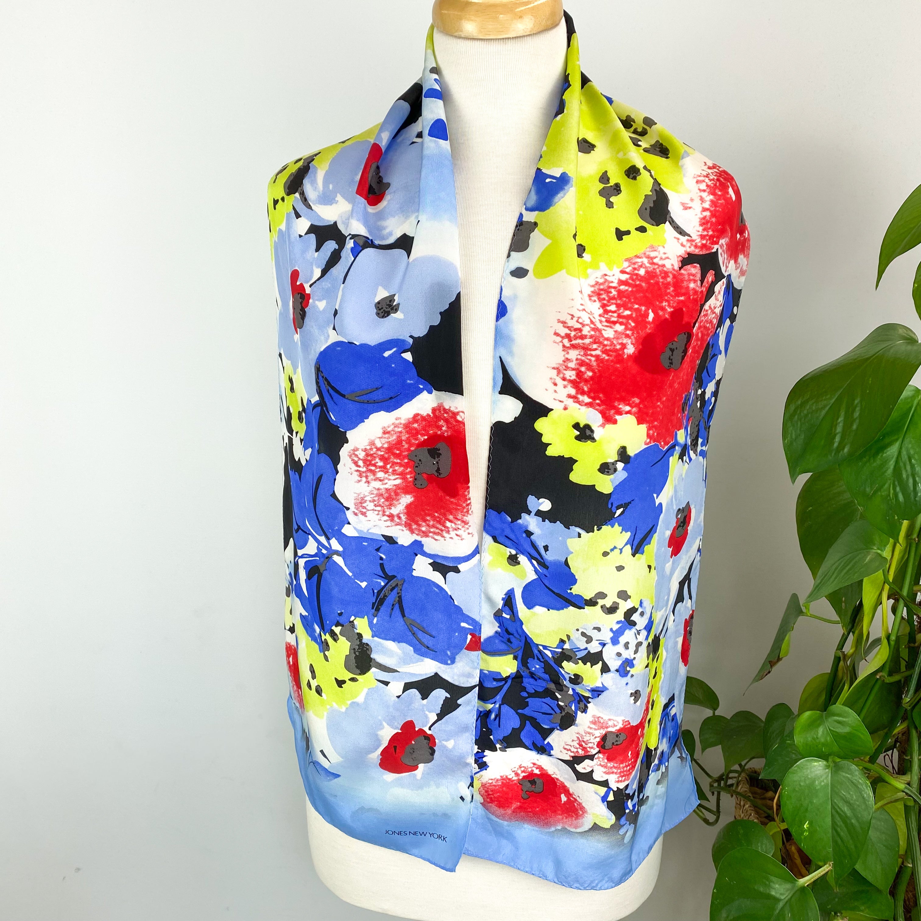 Jones New York Long Silk Scarf