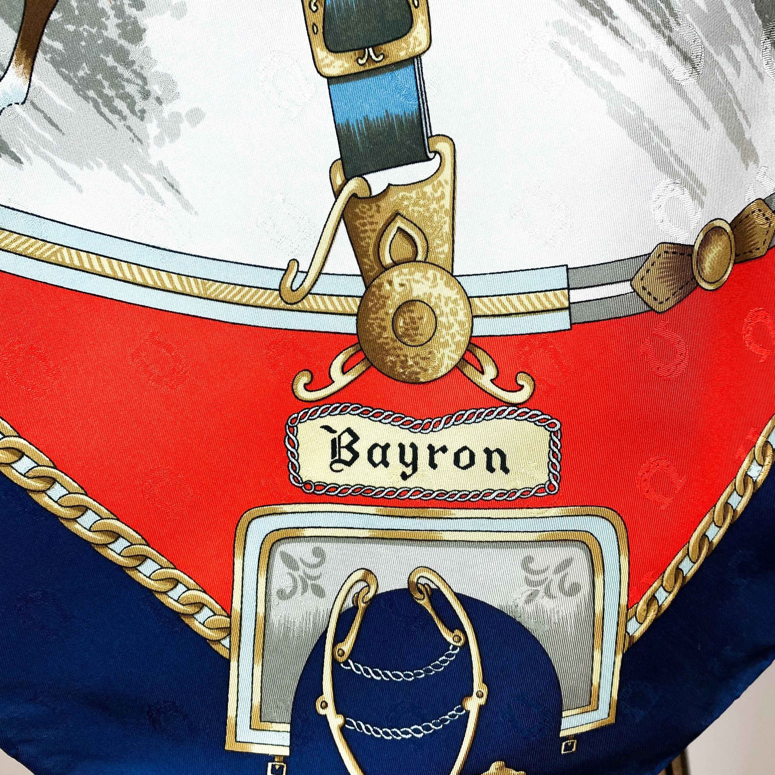Bayron Equestrian Vintage Silk Scarf