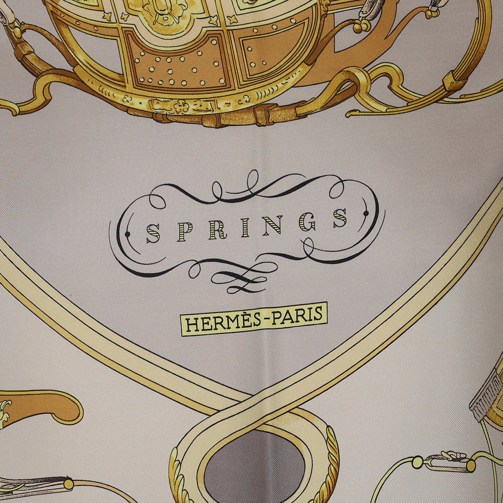 Hermès Springs Silk Scarf