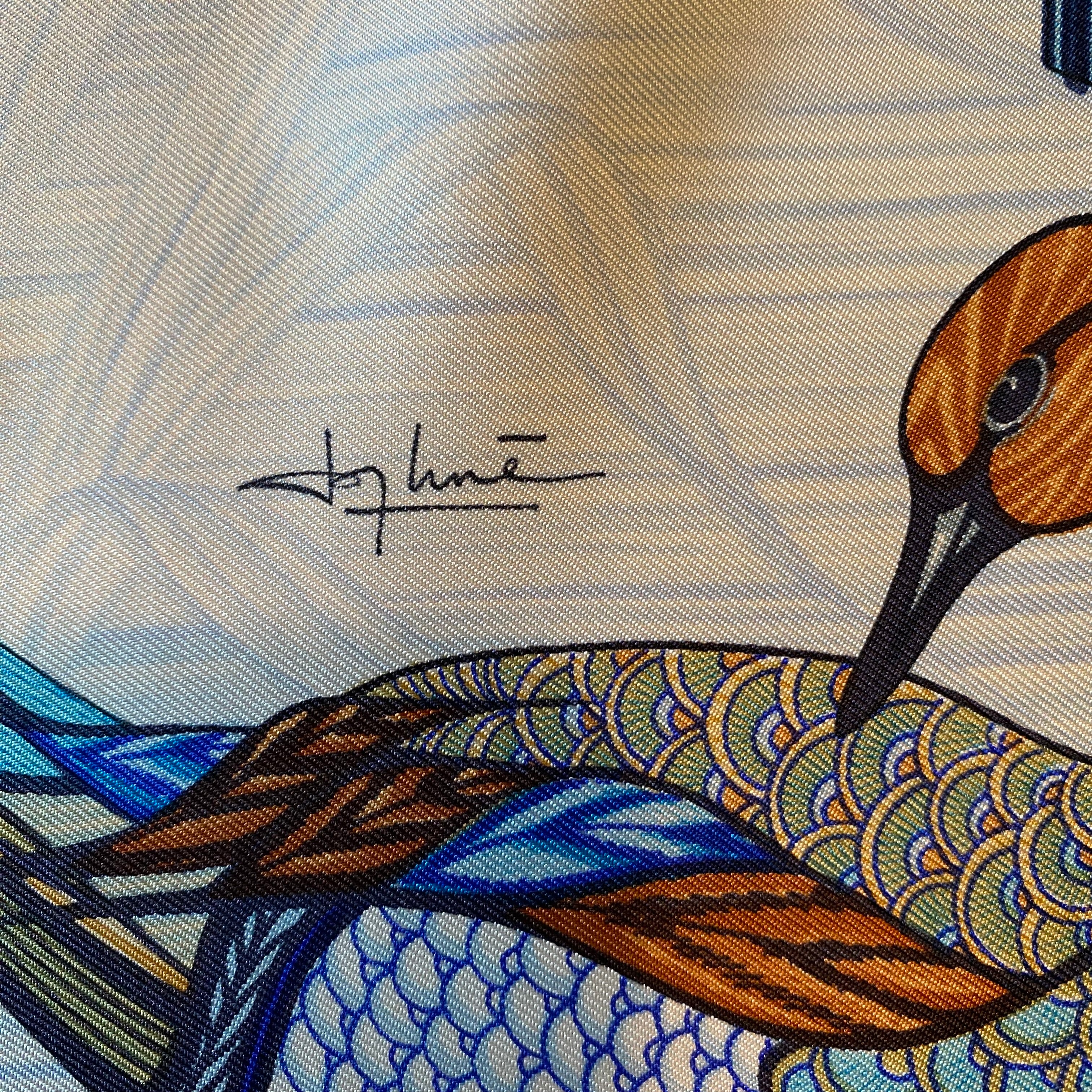Hermès La Mare aux Canards Vintage Silk Scarf