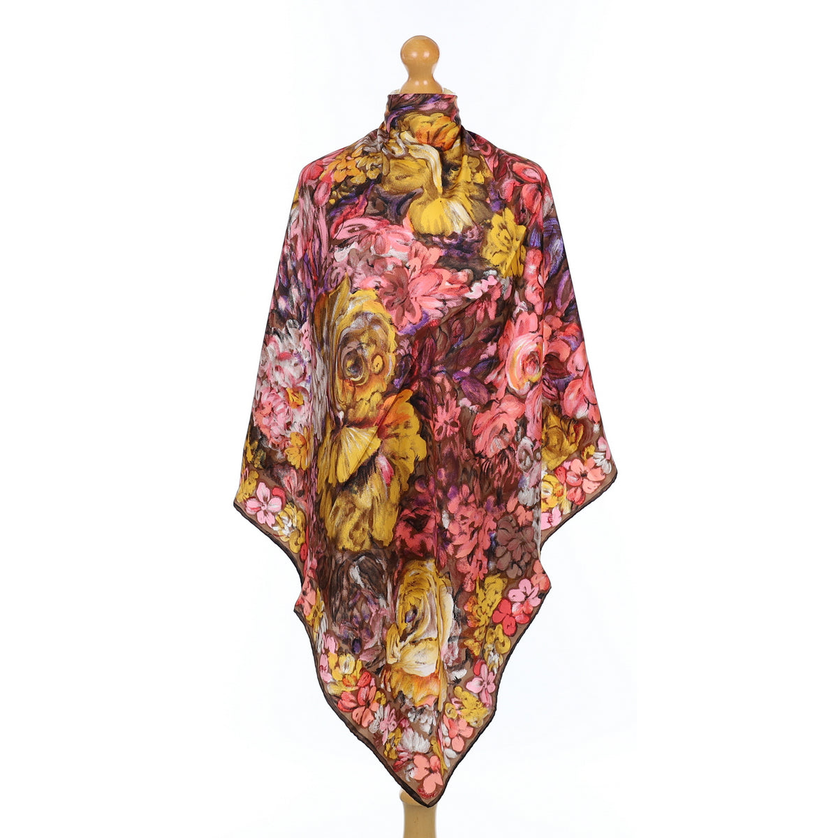 Brand New Richard Allan Floral Silk Scarf