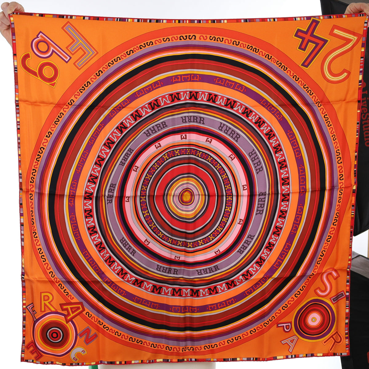 Brand New Boxed Hermès Tohu Bohu Silk Scarf Quite Rare