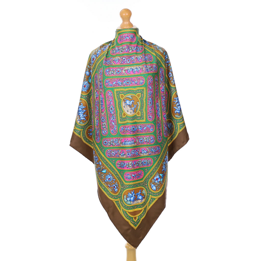 Hermès Qalamdan Silk Scarf