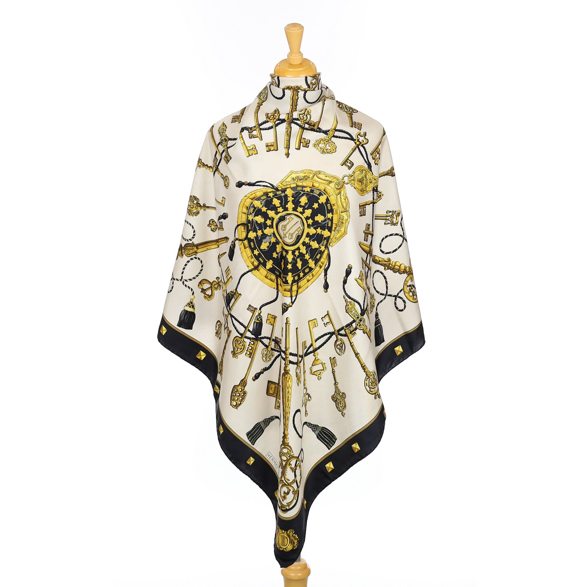 Hermès Les Clefs Silk Scarf