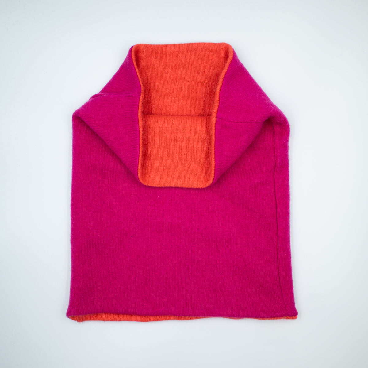 Hot Pink and Orange Double Layered Snood