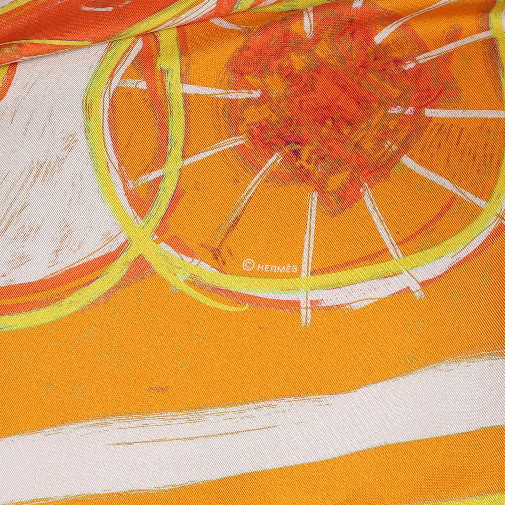 Hermès New Springs Silk Scarf