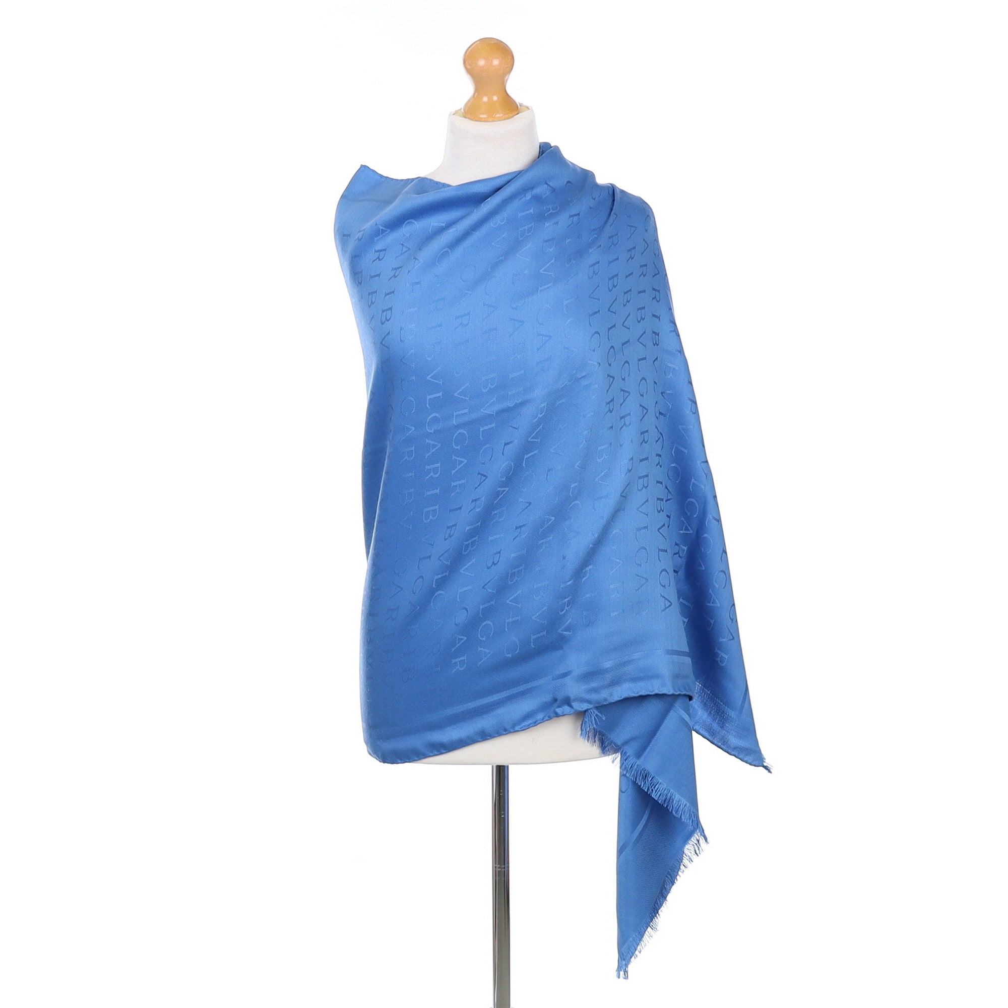 Brand New Boxed Bvlgari Silk and Cashmere Shawl