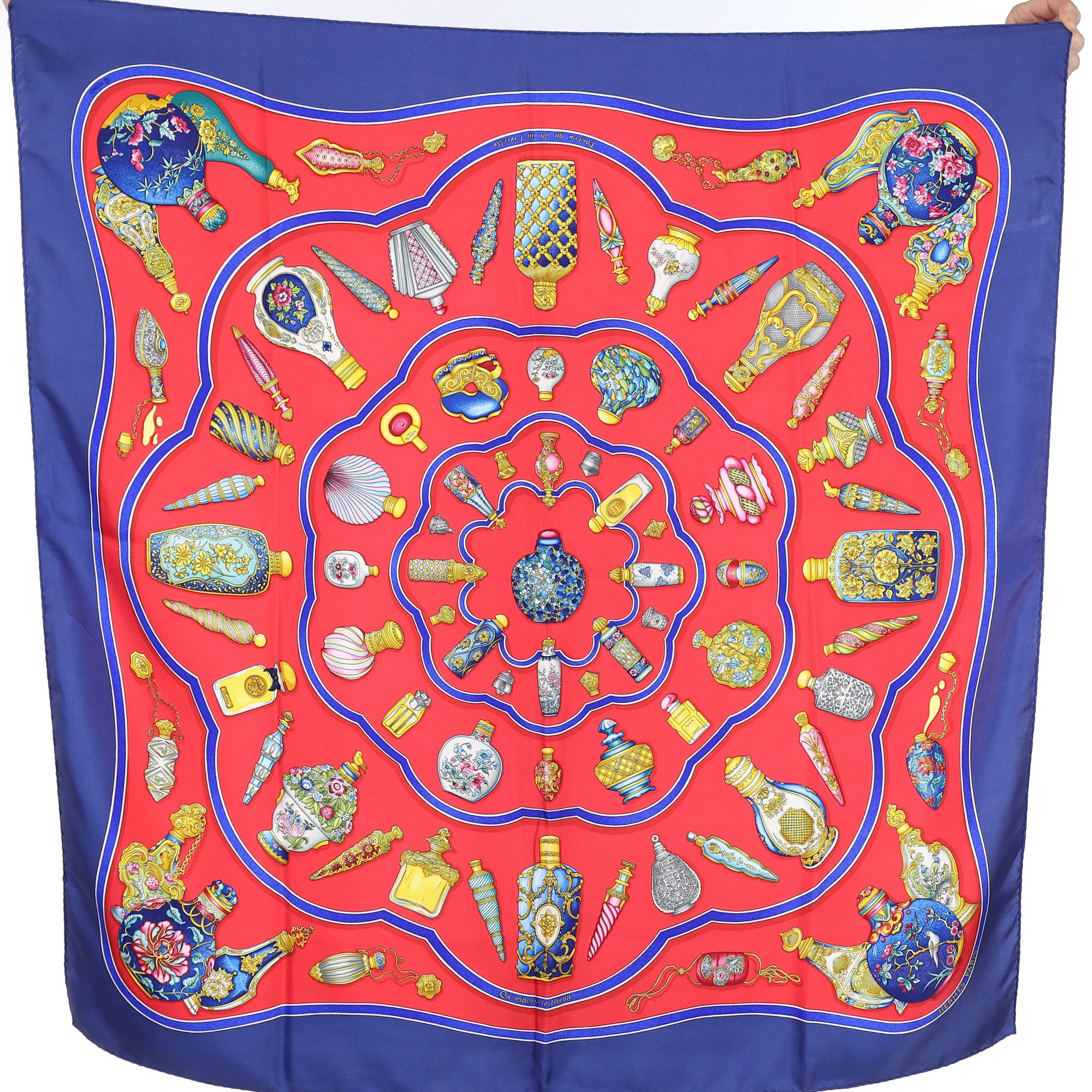 Hermès Qu ‘Importe Le Flacon Silk Scarf