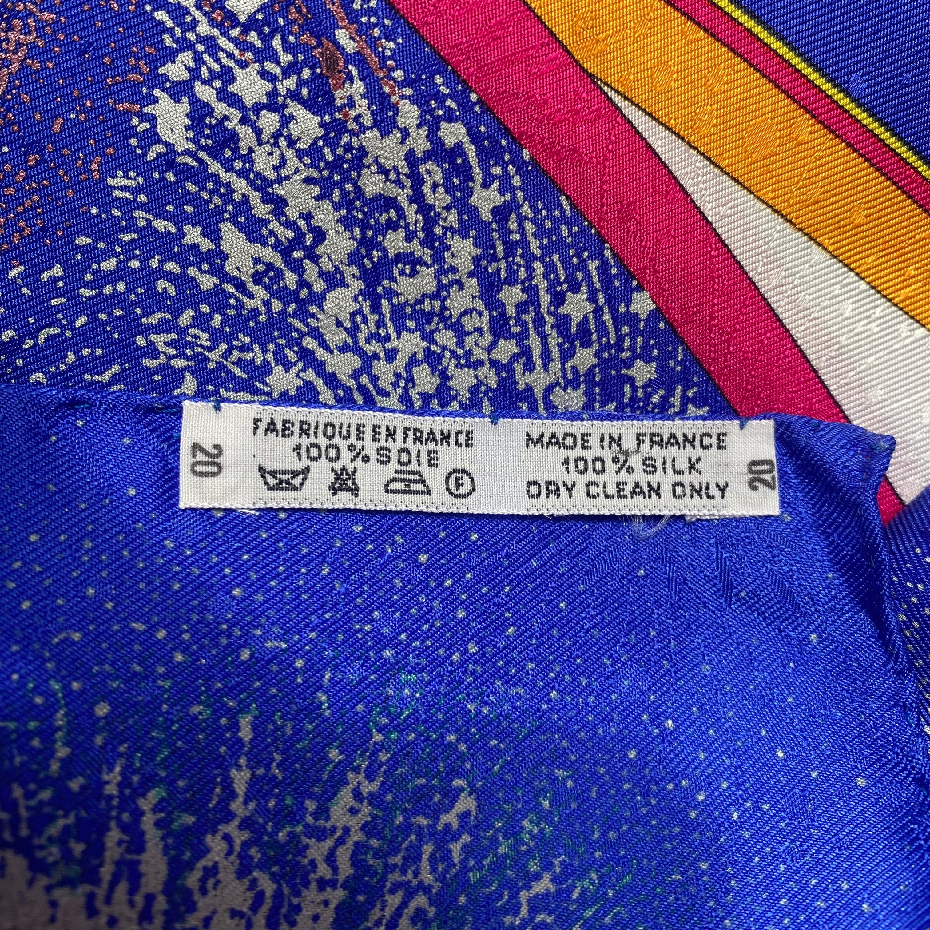 Brand New Boxed Hermes Feux D’ artifice Silk Scarf