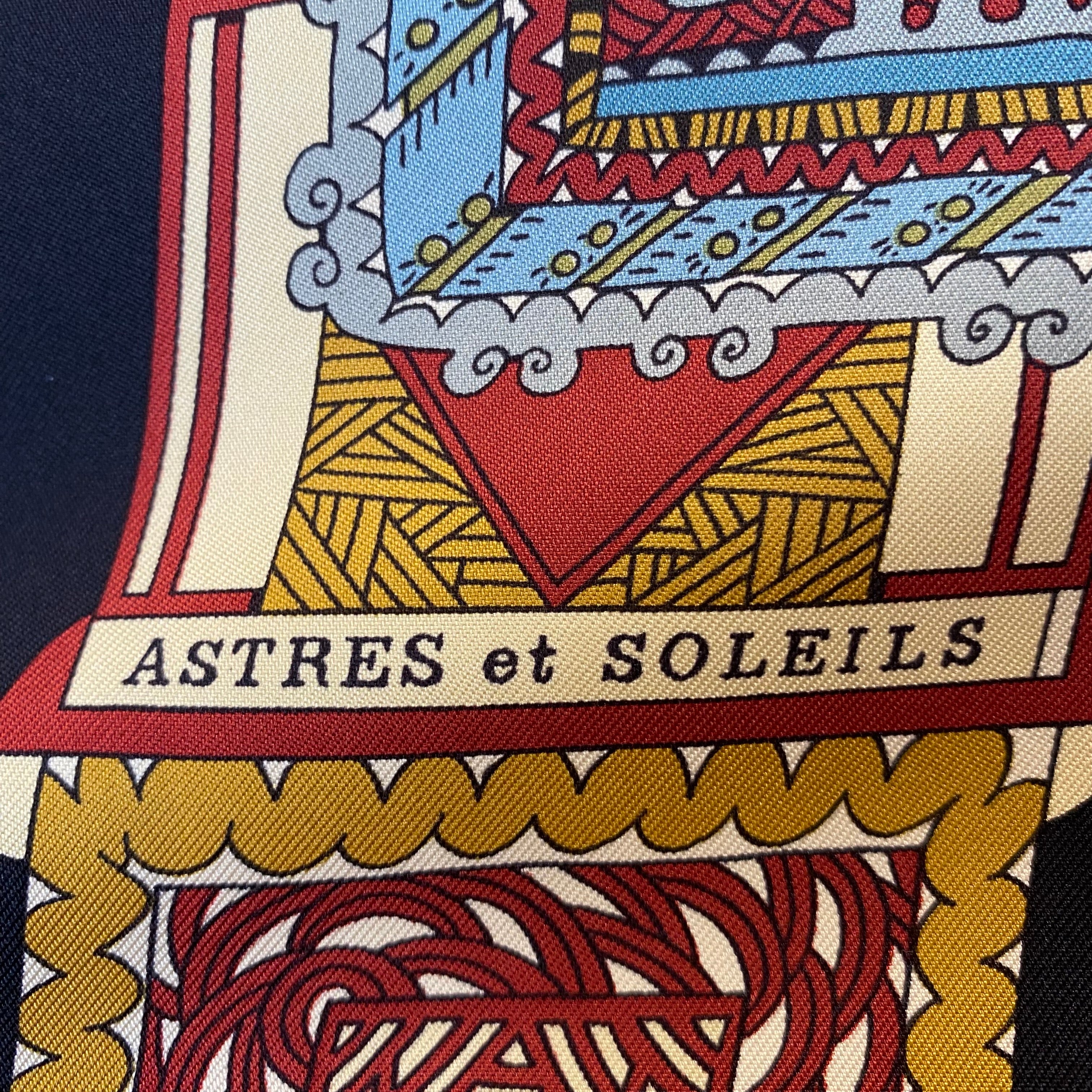 Hermès Astres et Soleils Silk Scarf