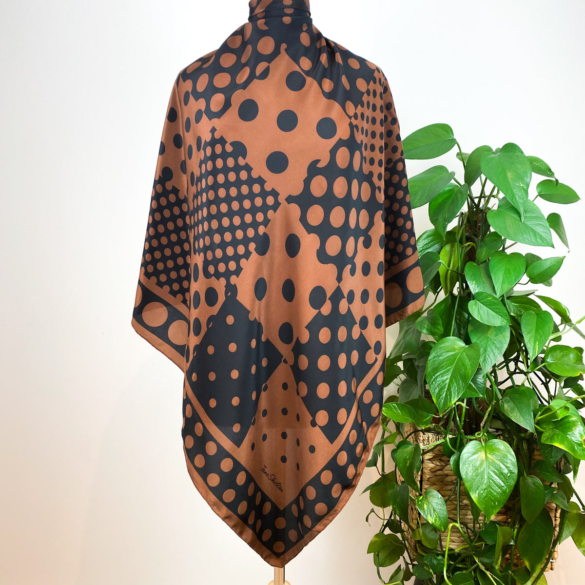 Jane Shilton Spotted Silk Scarf