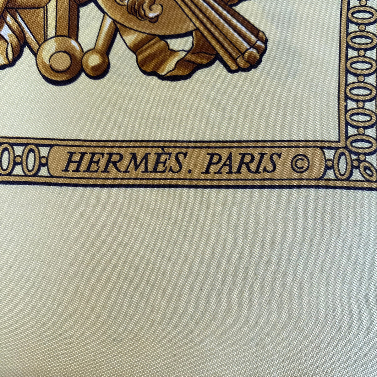 Hermès Sésame Designer Silk Scarf