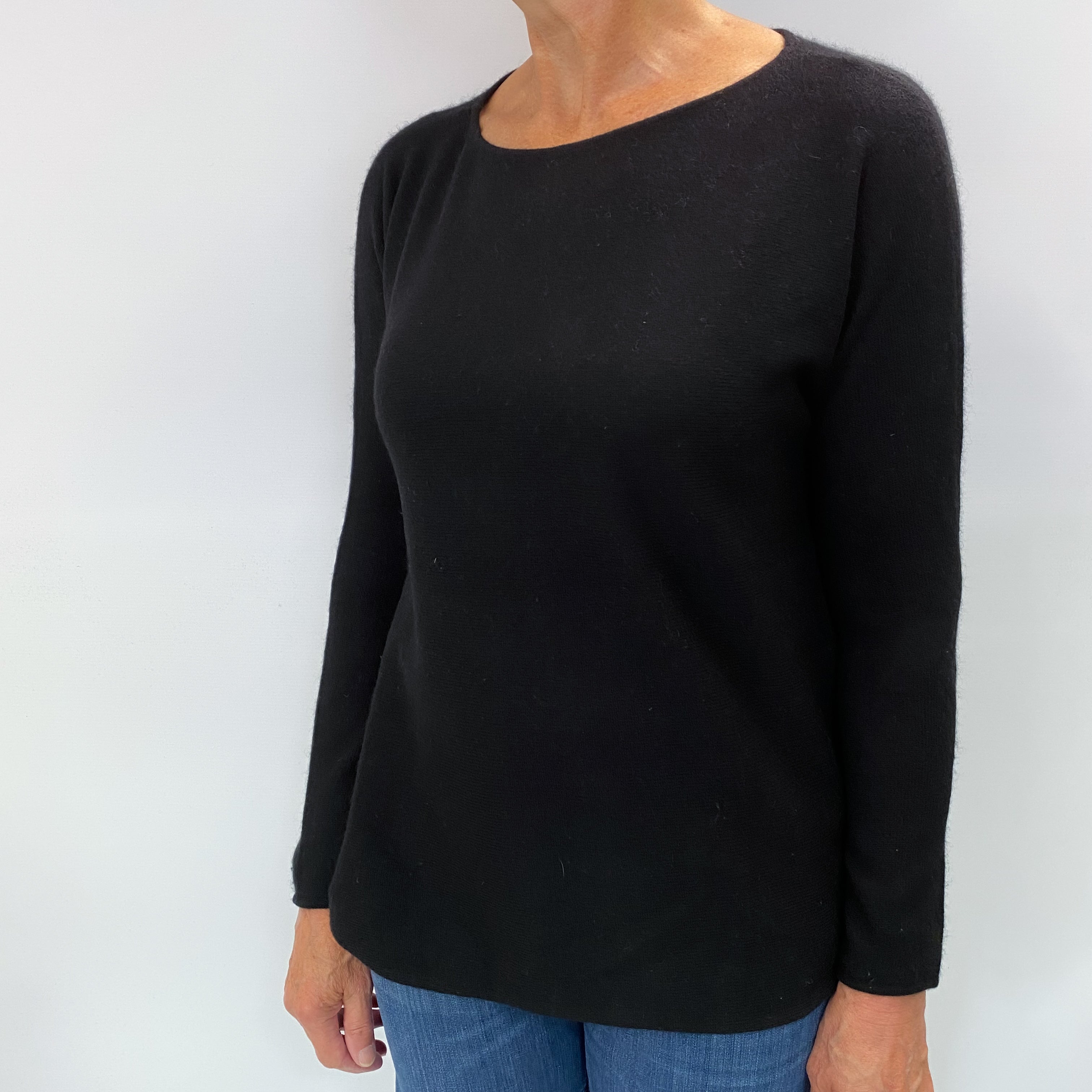 Cashmere Scoop Neck Jumper Medium