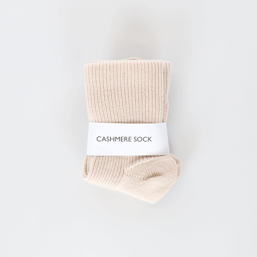 Brand New Scottish Soft Beige Ladies Cashmere Bed Socks