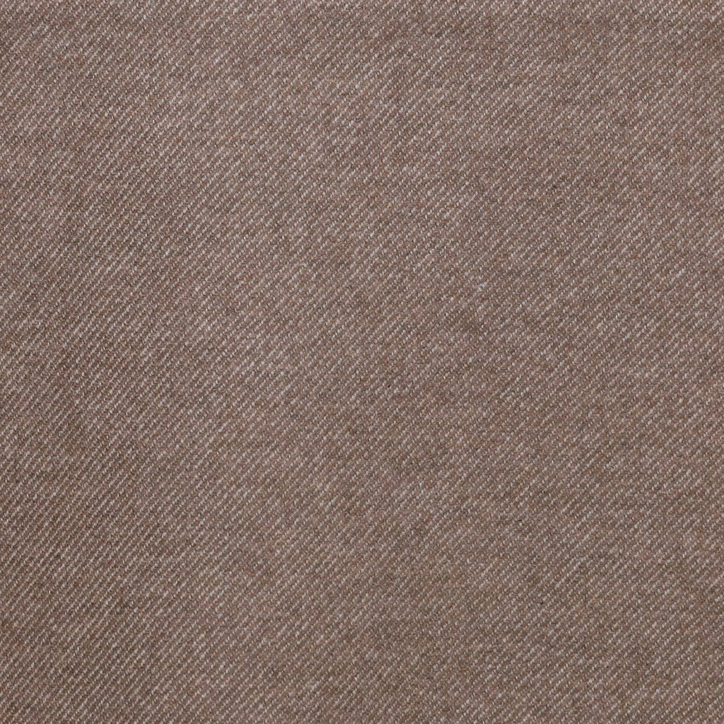 Brand New Scottish Designer Mink Brown Woven Cashmere Scarf