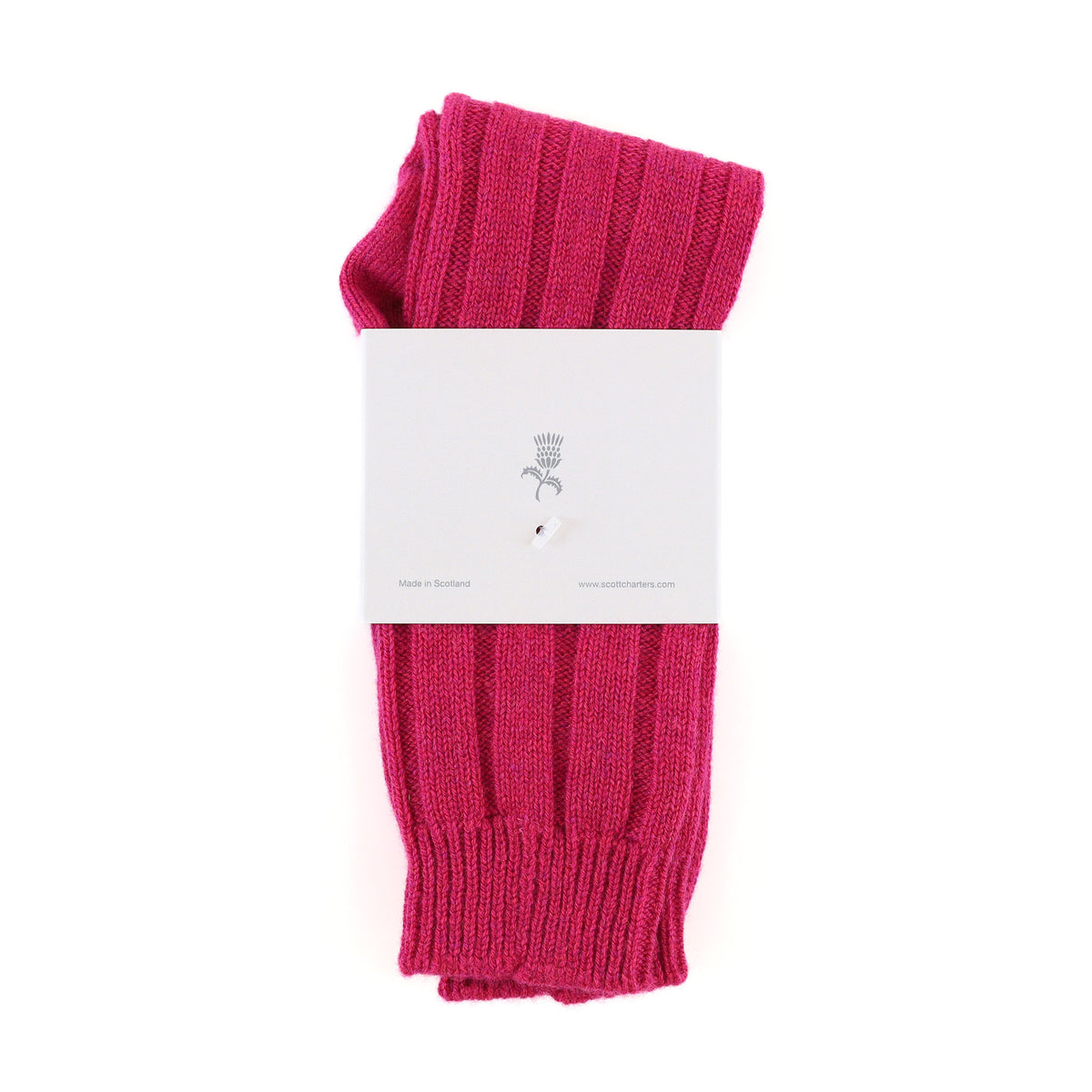 Brand New Scottish Alex Begg Magenta Pink Ladies Cashmere Lounge Socks