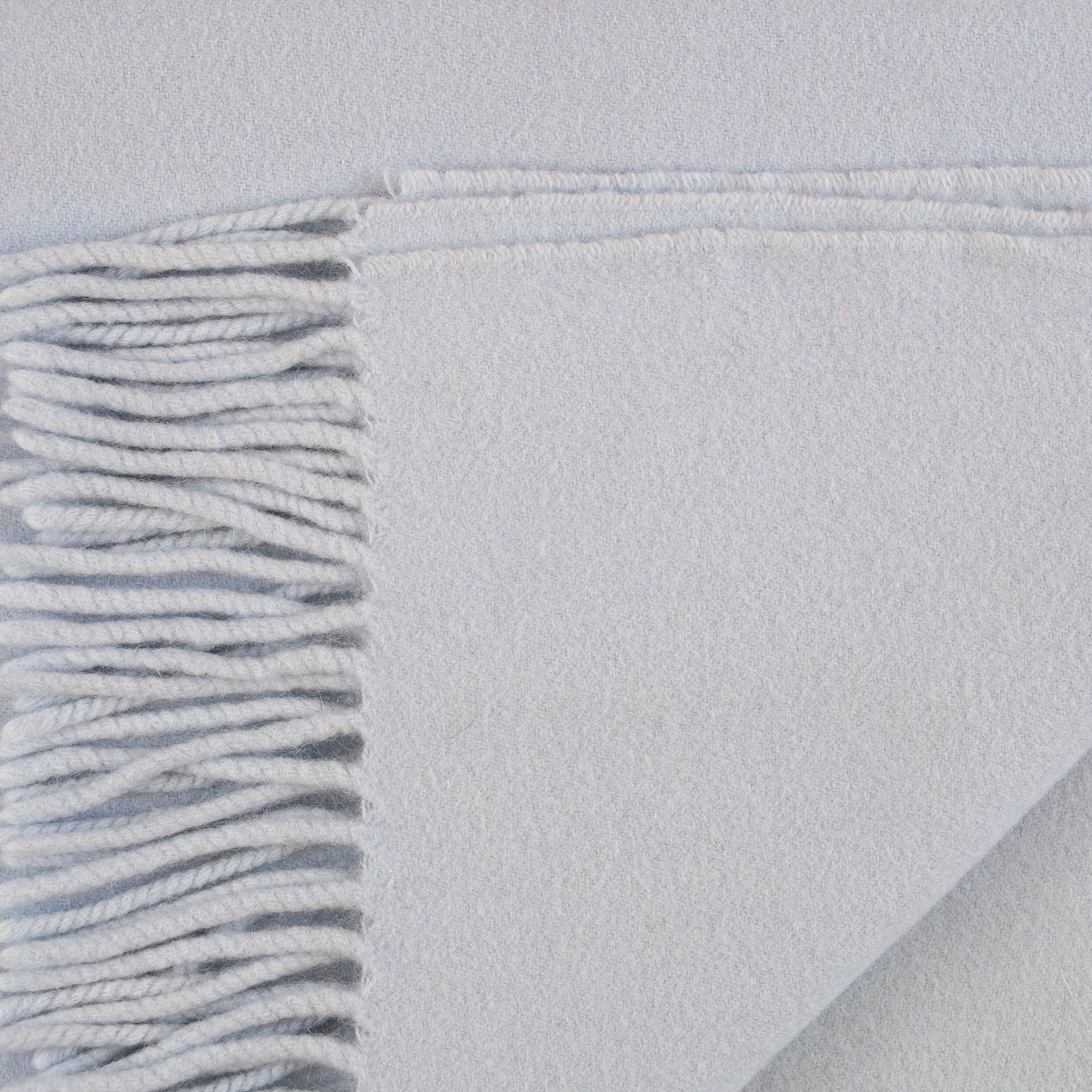 Secondhand Baby Blue Cashmere Woven Baby Blanket