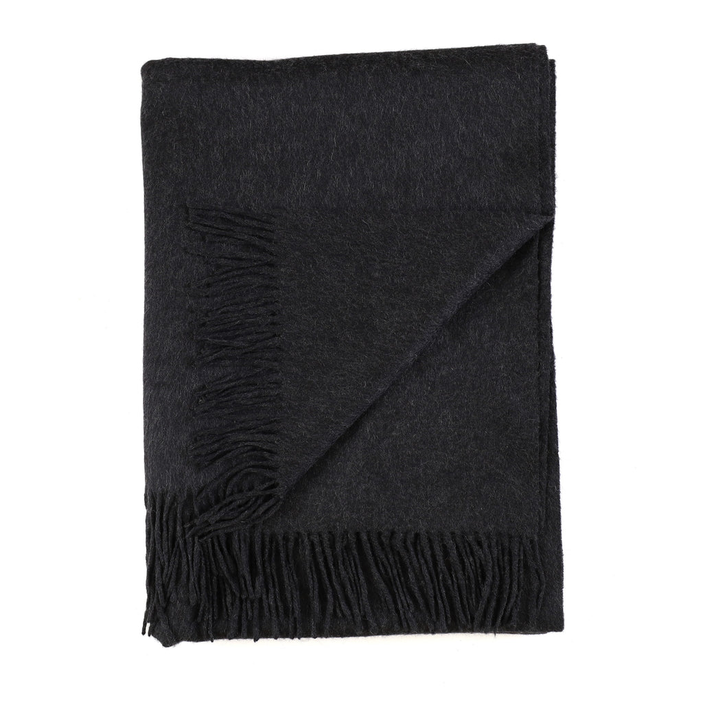 Secondhand Alex Begg Granite Grey Woven Cashmere Blanket