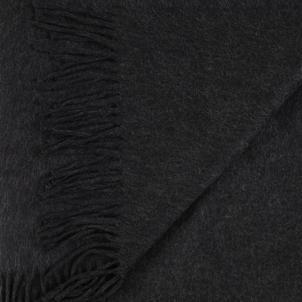Secondhand Alex Begg Granite Grey Woven Cashmere Blanket