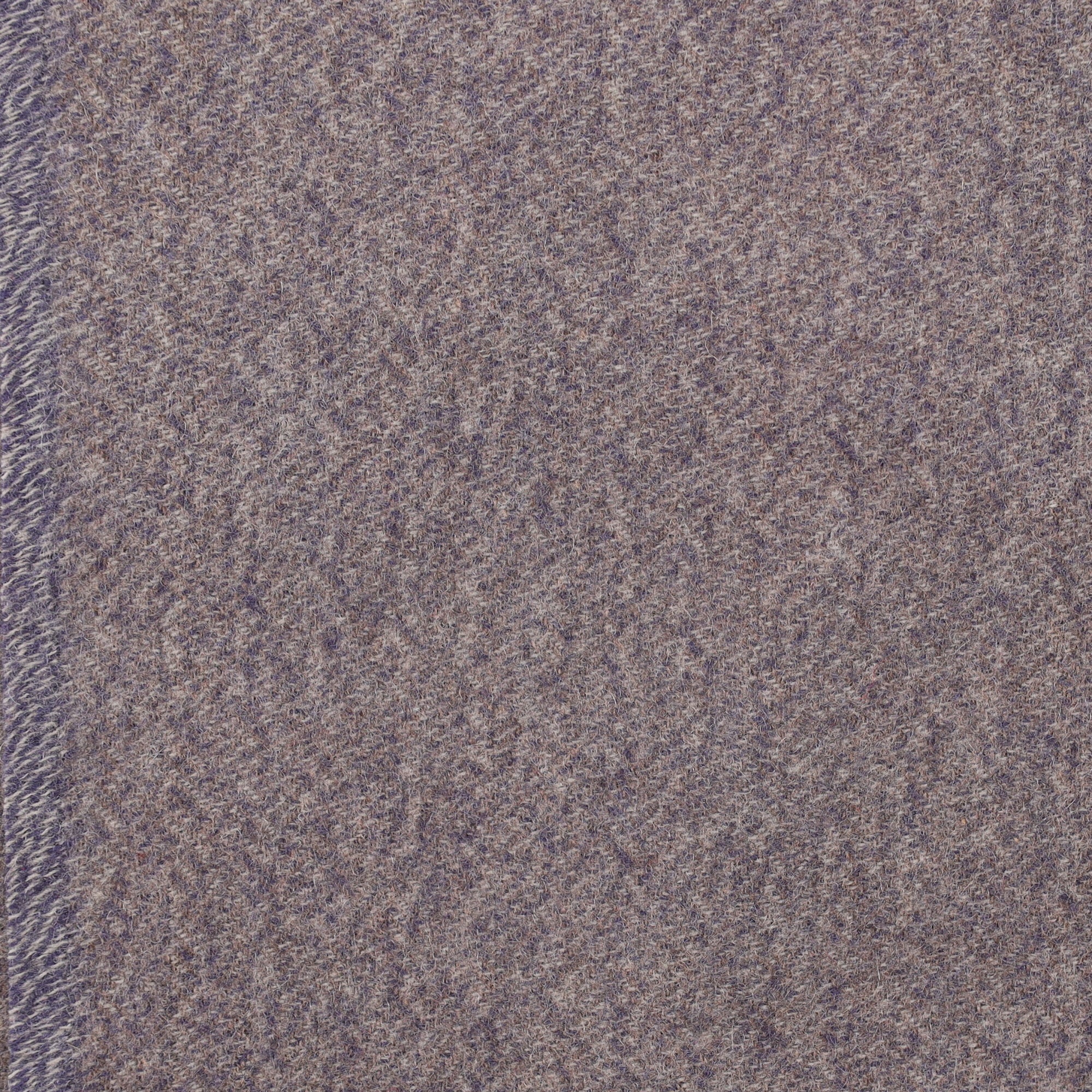 Brand New English Mushroom Brown Marl Luxury Woven Cashmere Blanket