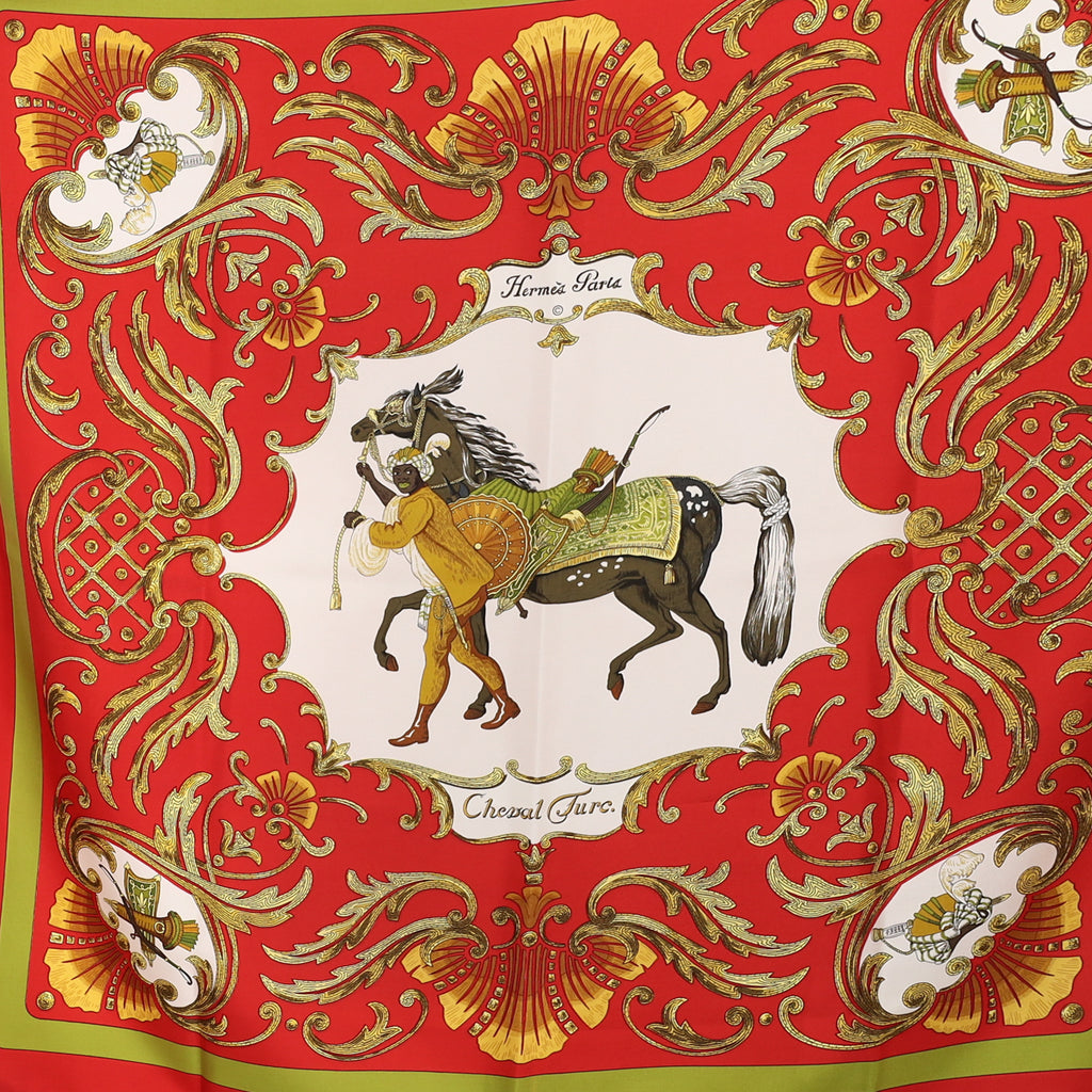 Hermès Cheval Turc Silk Scarf