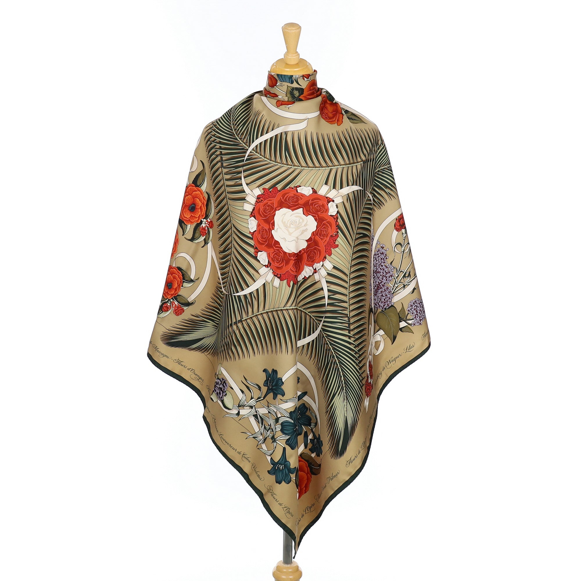 Hermès Fleurs de L’Opéra Silk Scarf