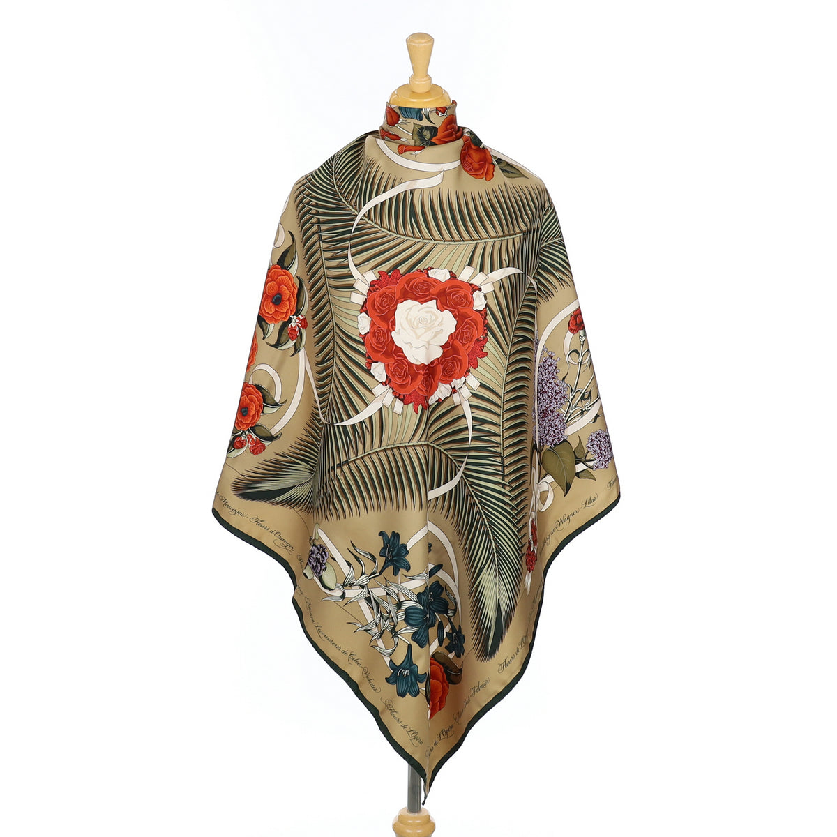 Hermès Fleurs de L’Opéra Silk Scarf