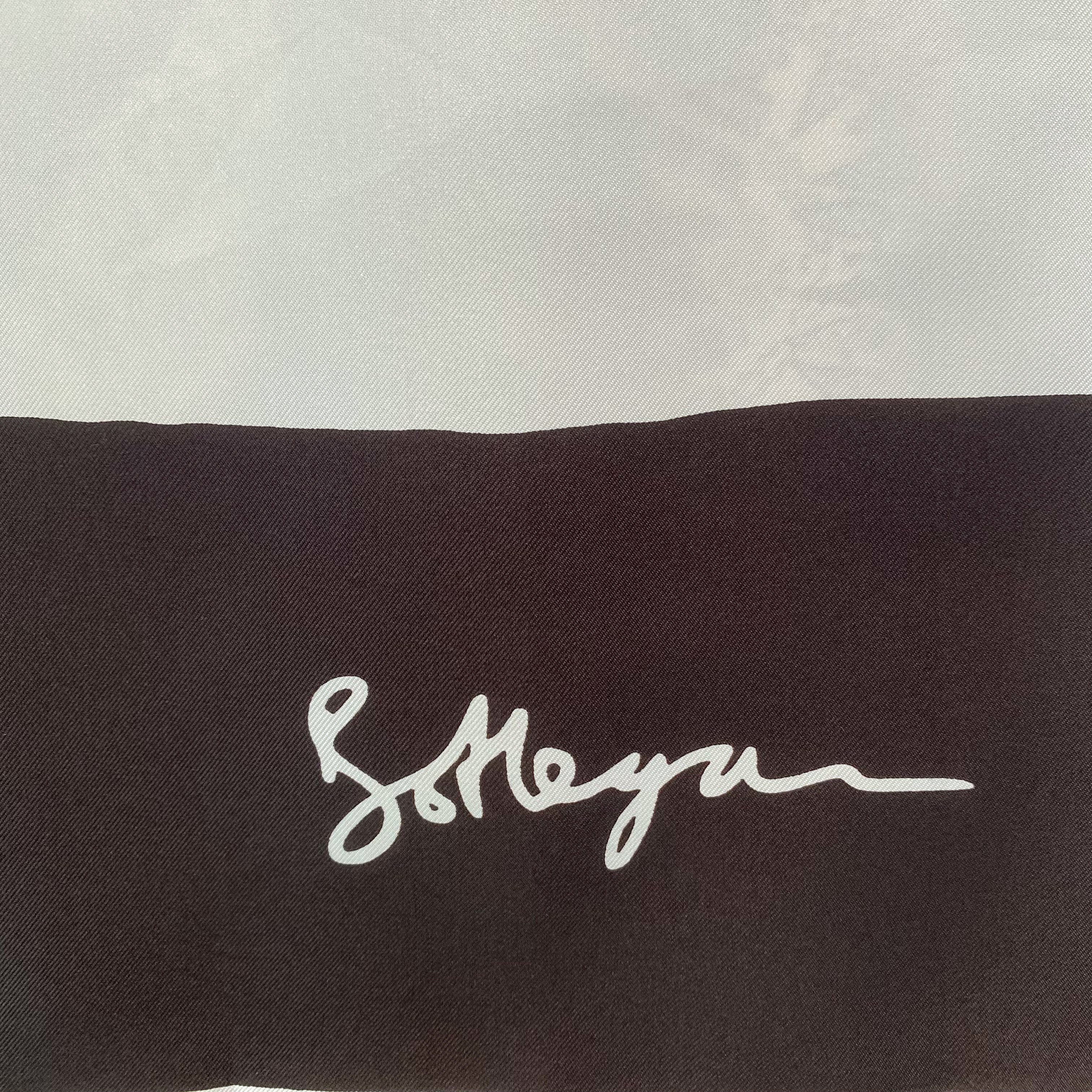 Bottega Veneta Zebra Designer Silk Scarf