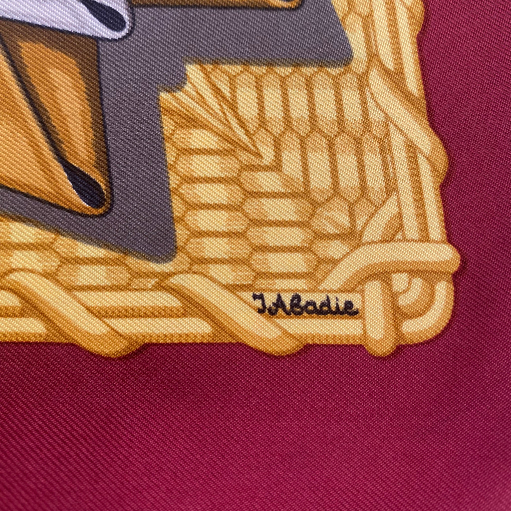 Hermès Voitures Paniers Silk Scarf
